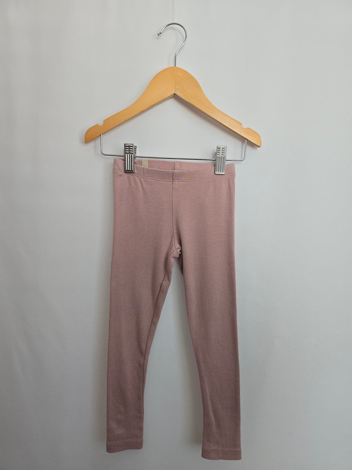 Wheat Ribbed Blush Leggings • 3 years