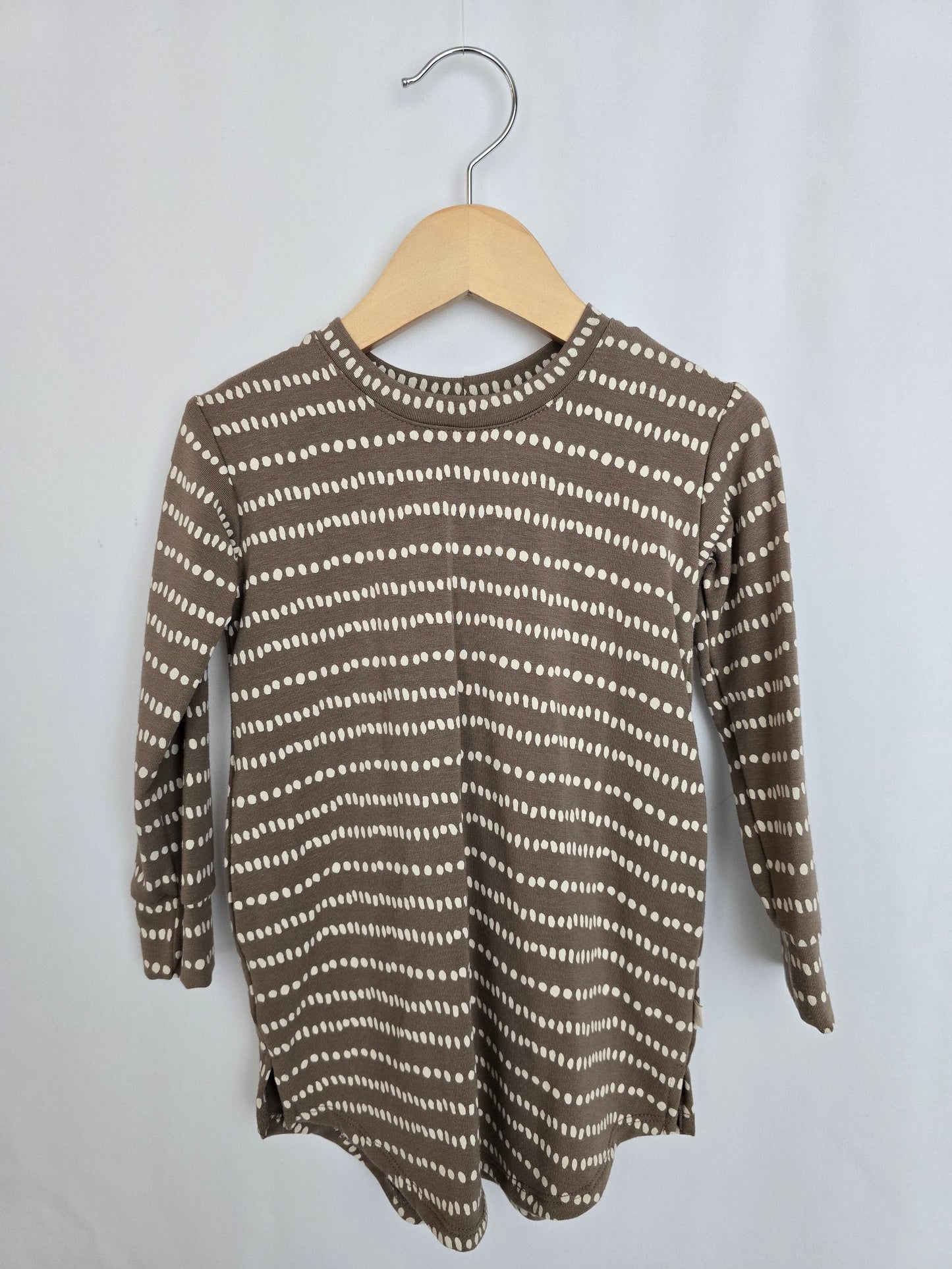 Jax & Lennon Dotted Lines Tunic Dress • 6-12 months