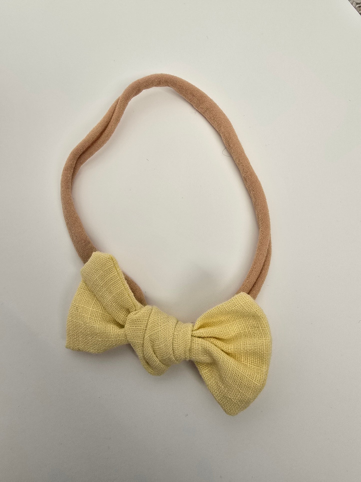 Daffodil Bow Headband