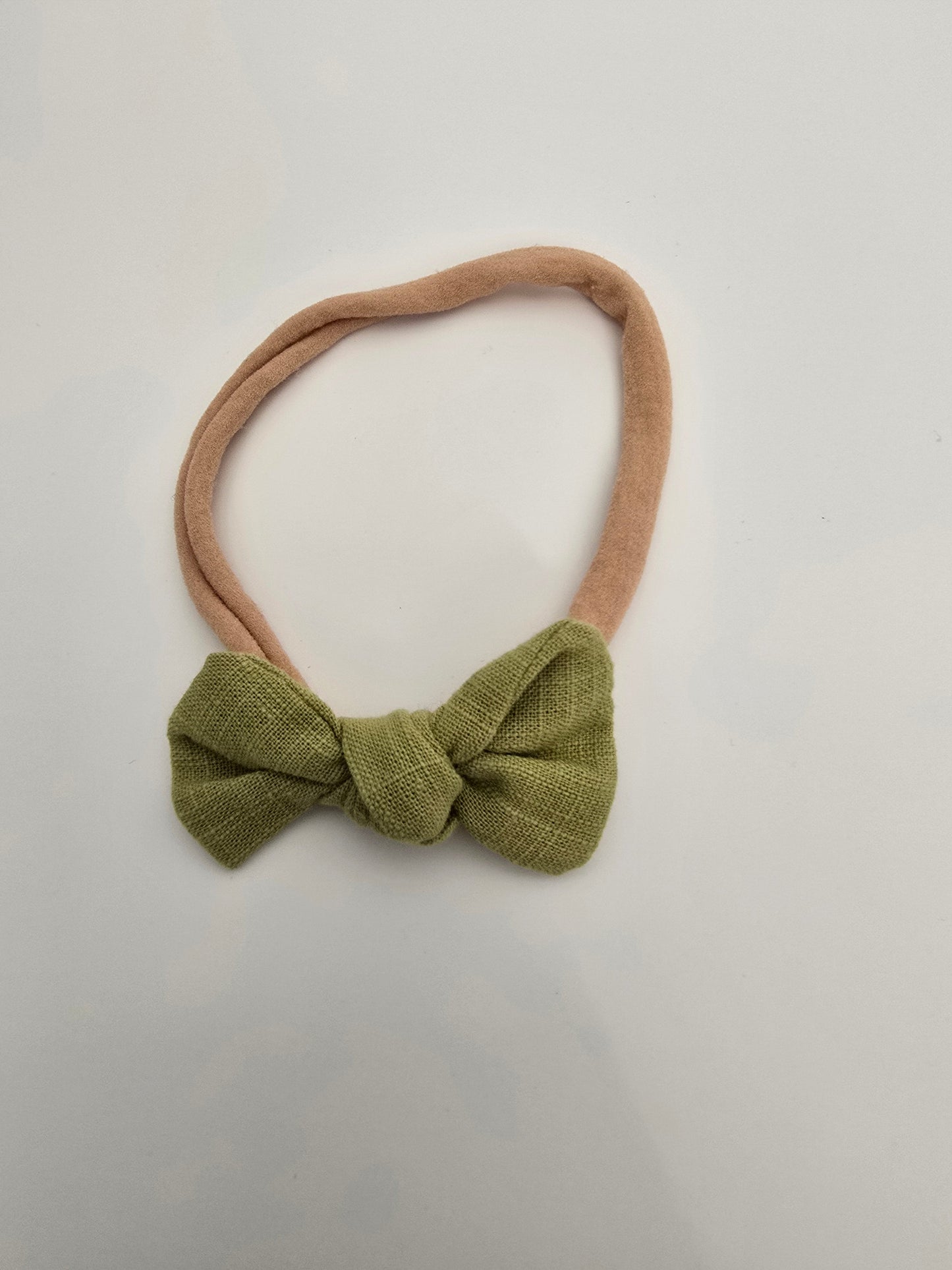 Light Green Bow Headband