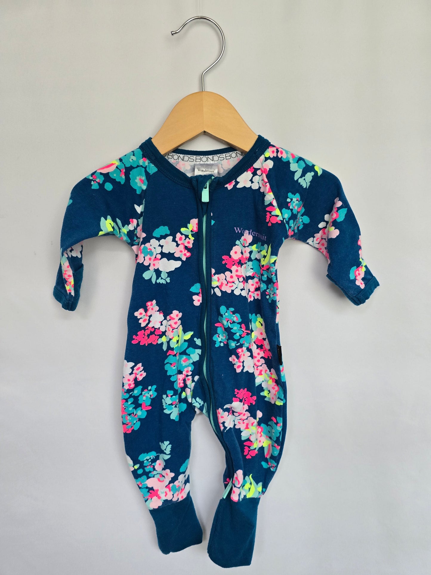 Bonds Floral Wondersuit • Newborn
