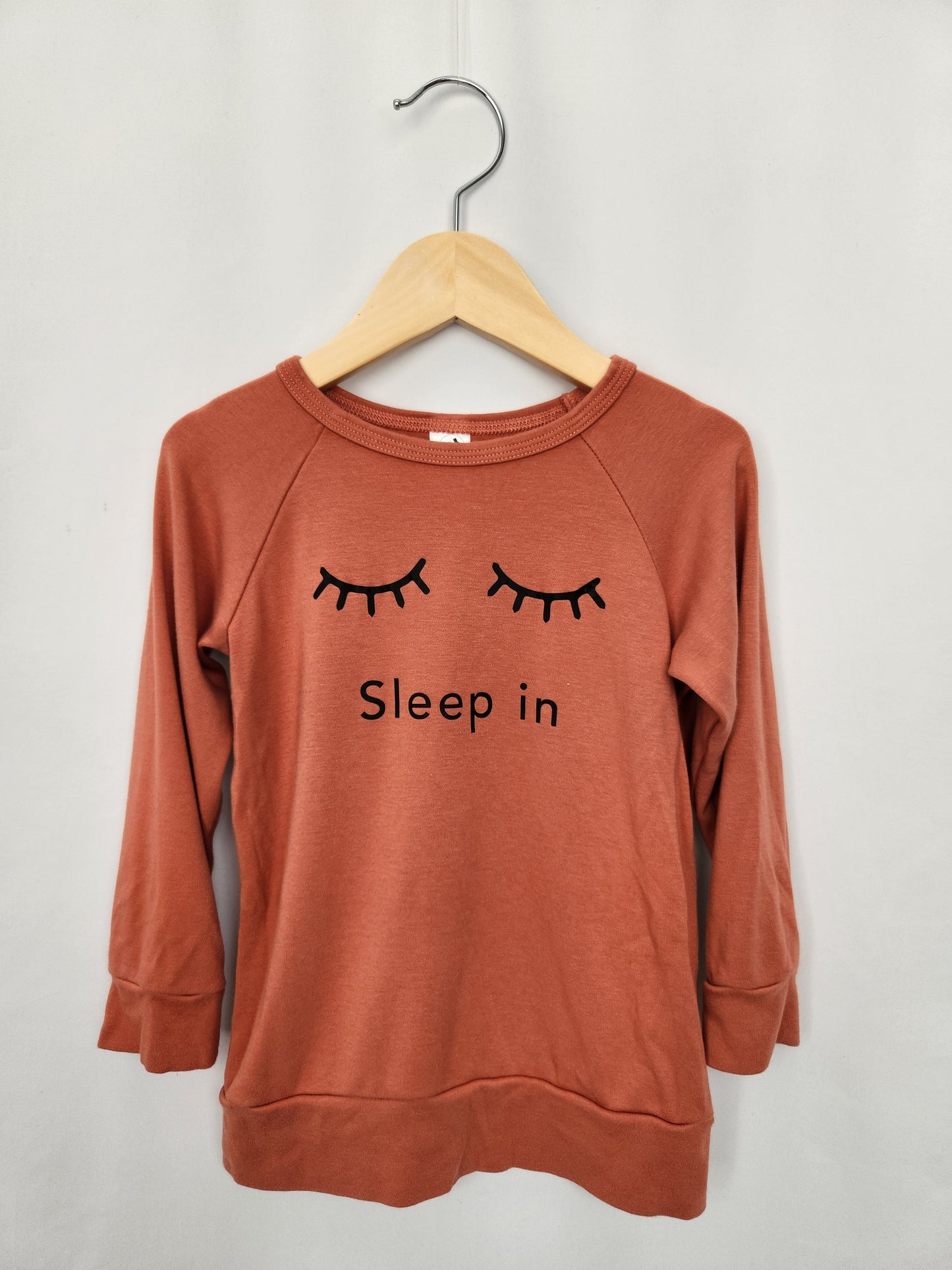 Little & Lively "Sleep In" Crewneck • 3-4 years