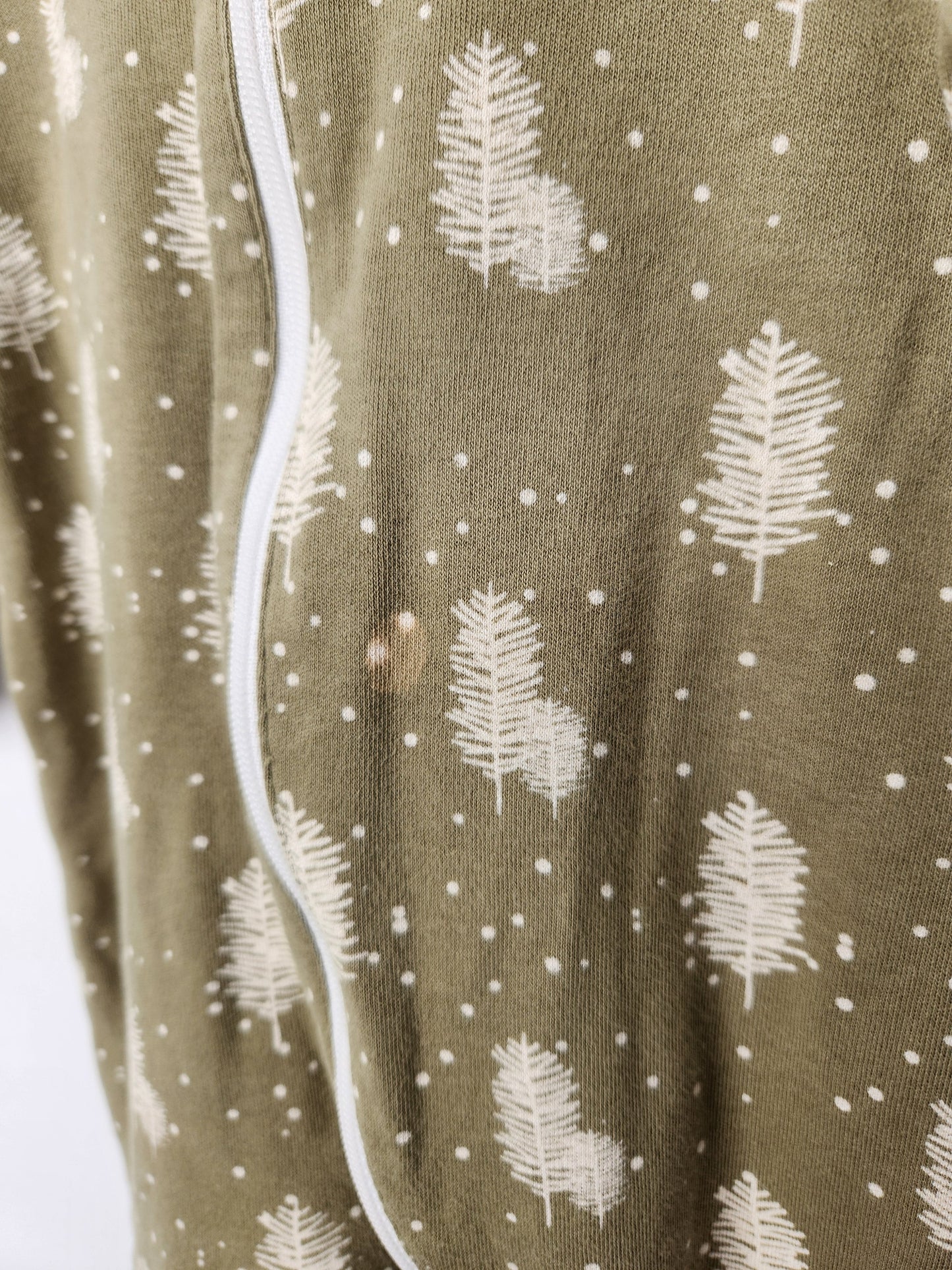 Parade Organics Forest Zip Romper *stain* • 3-6 months