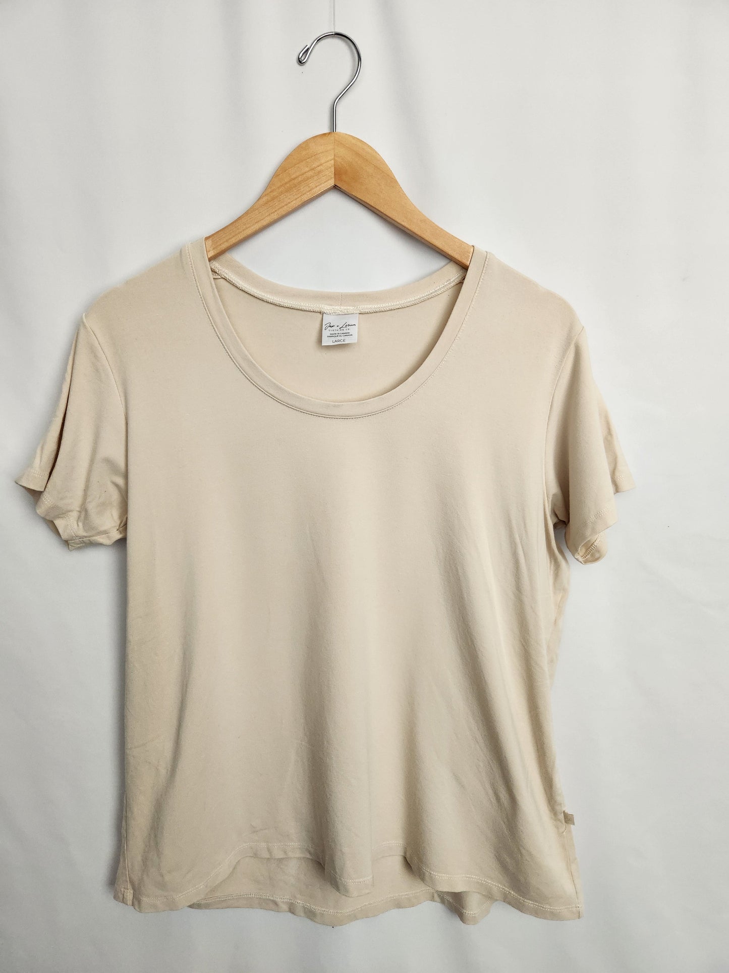 Jax & Lennon Bone Basic Tee • Large