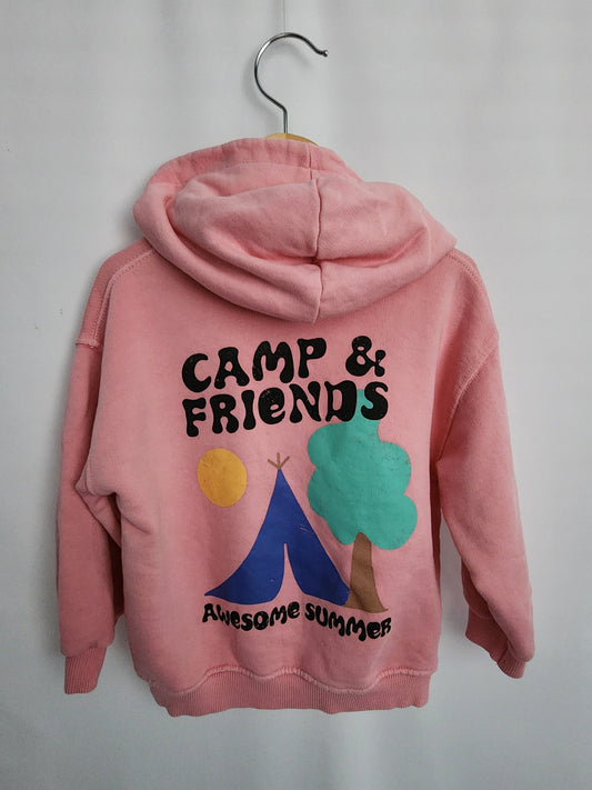 Zara Camp & Friends Hoodie • 2-3 years