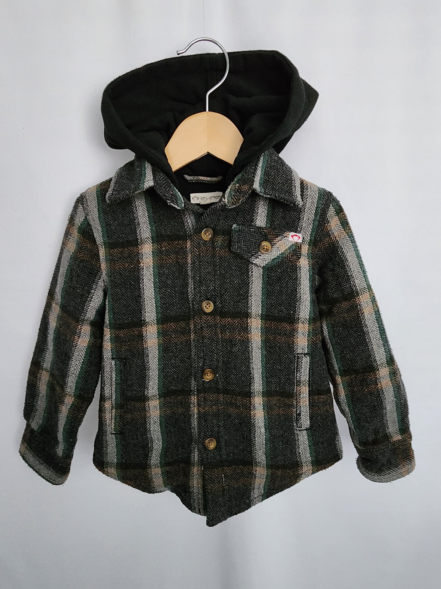 Appaman Plaid Shacket • 3T