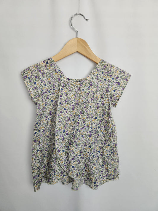 Nest & Nurture Floral Peplum Tunic • 3-4 years