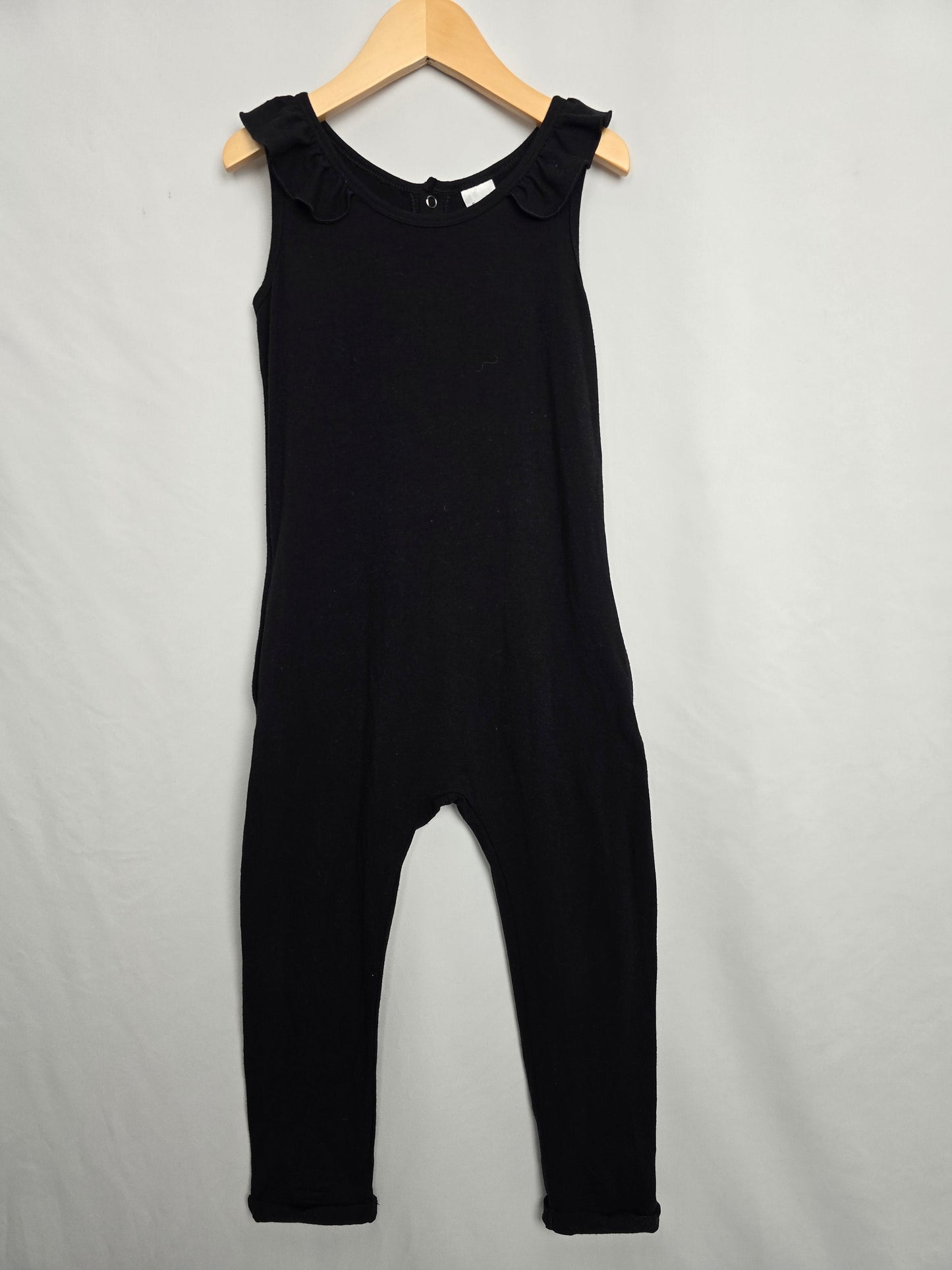 Smash & Tess Black Sweetheart Romper • 4-5 years