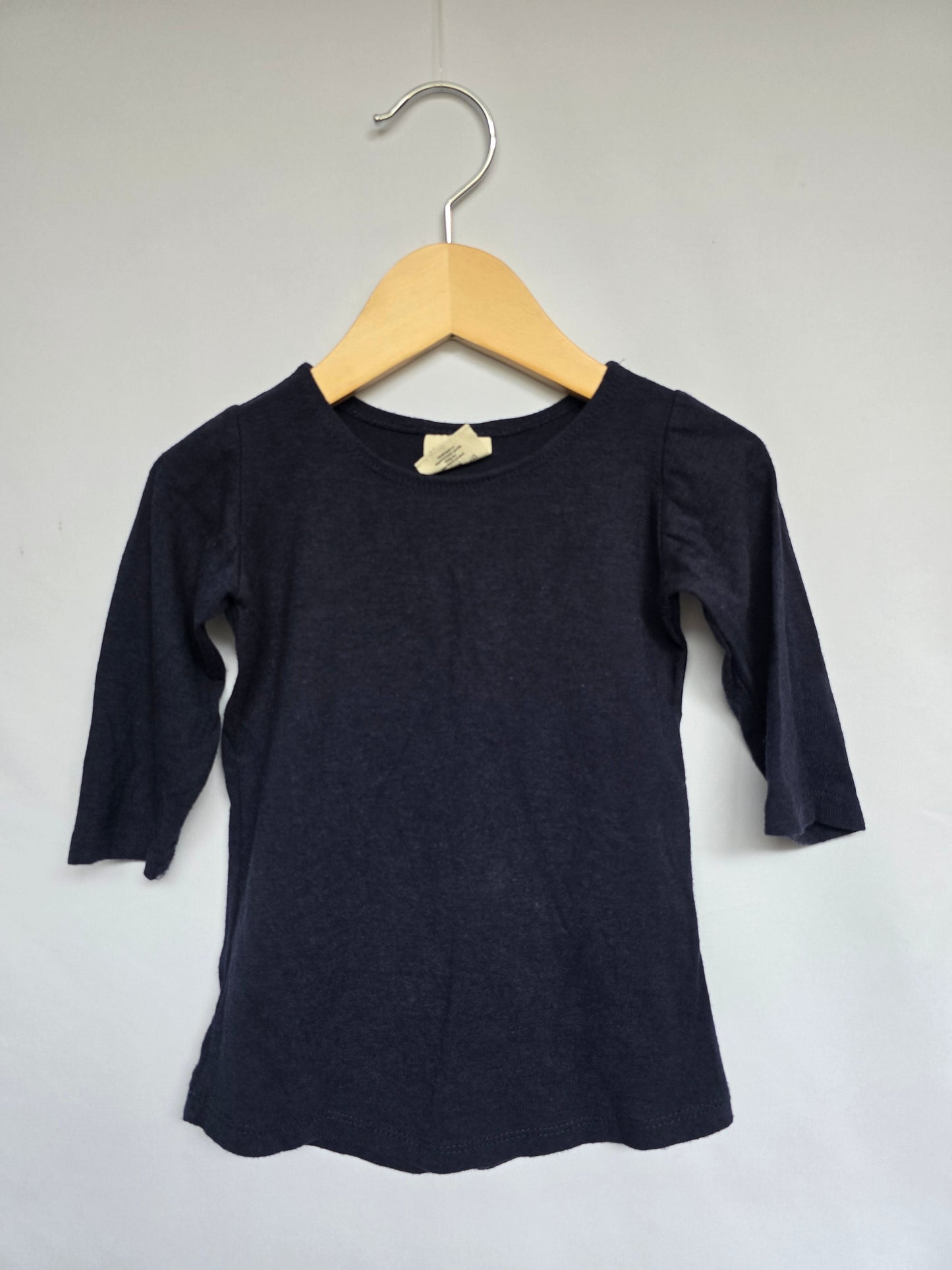 Nest & Nurture Navy Long Sleeve Shirt • 4 years