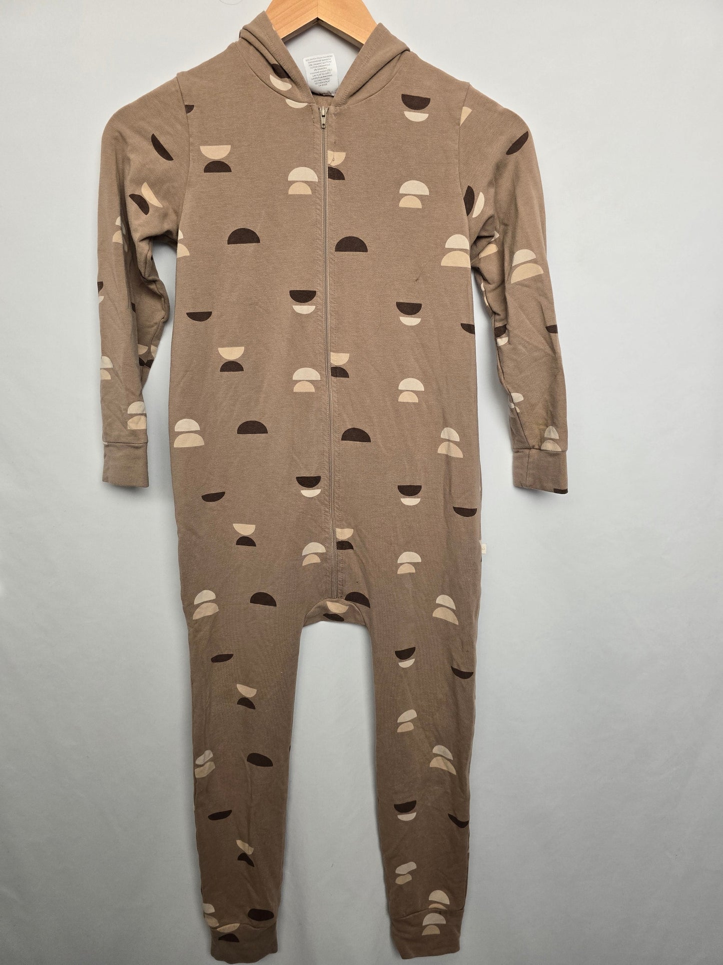 Jax & Lennon Abstract Shapes Zipper Romper • YM 8-9 years