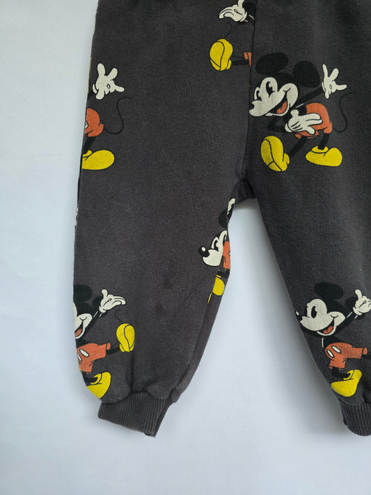 Zara Mickey Sweatpants *stain* • 18-24 months