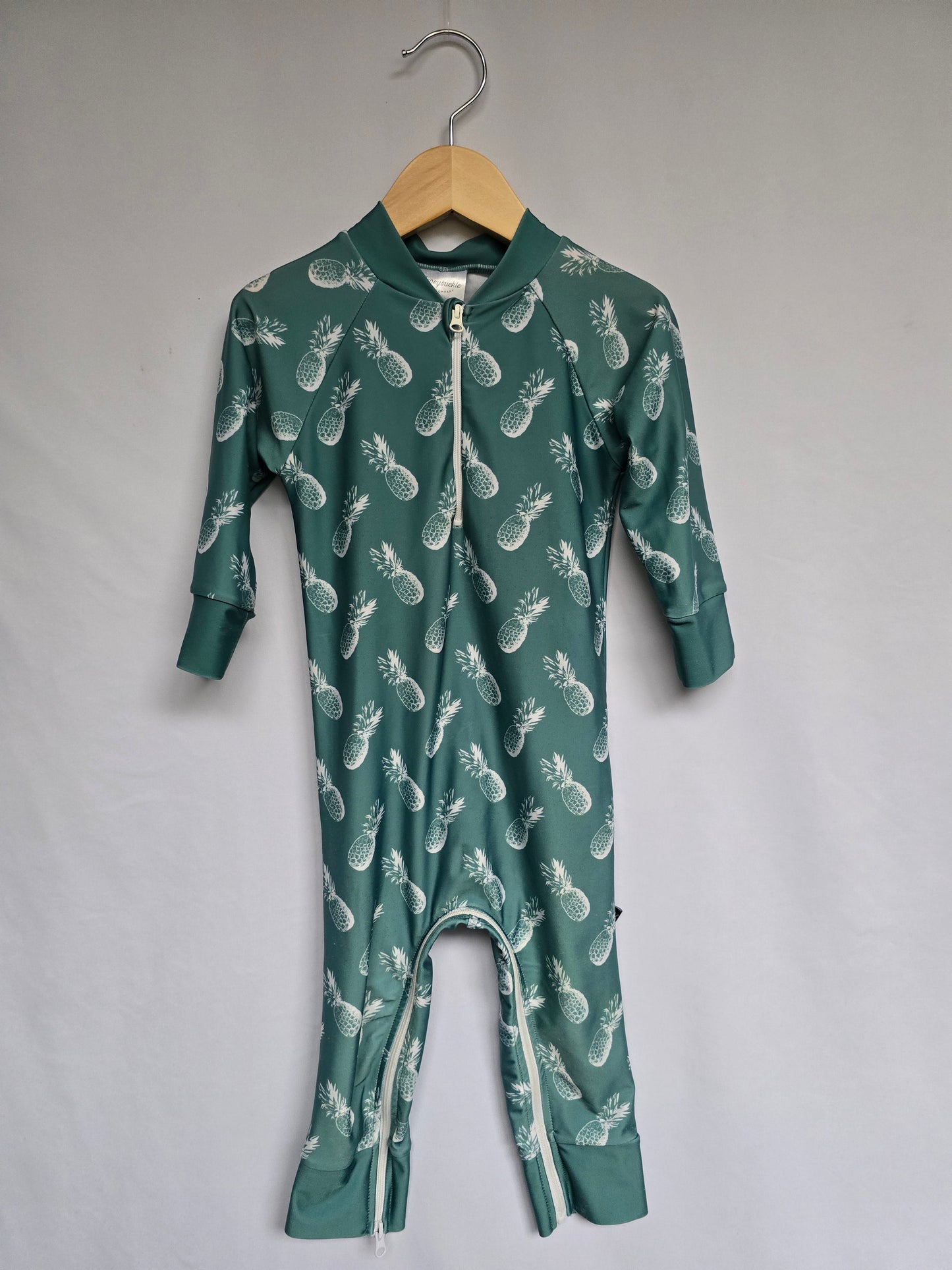 Honeysuckle Pineapple Sunsuit • 18-24 months