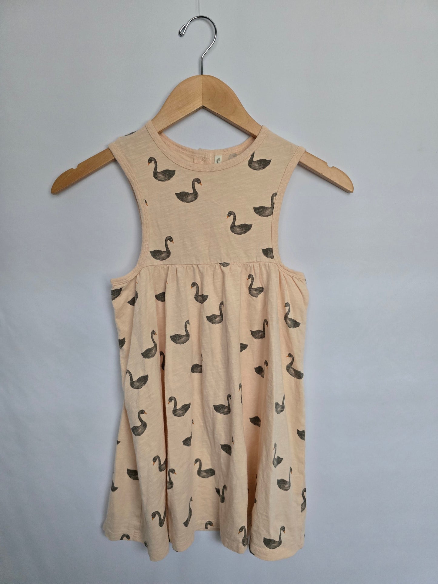 Rylee + Cru Blush Swan Dress • 6-7 years