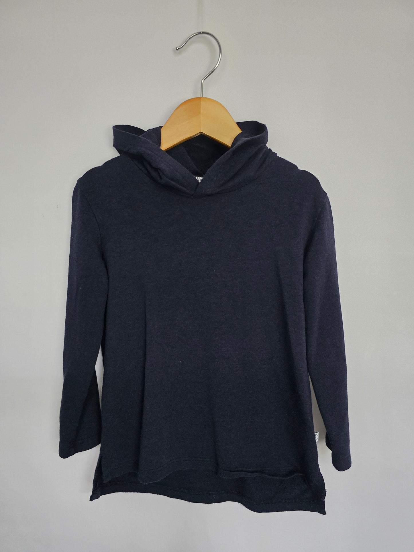 Tiny Button Apparel Navy Hoodie • 3-4 years