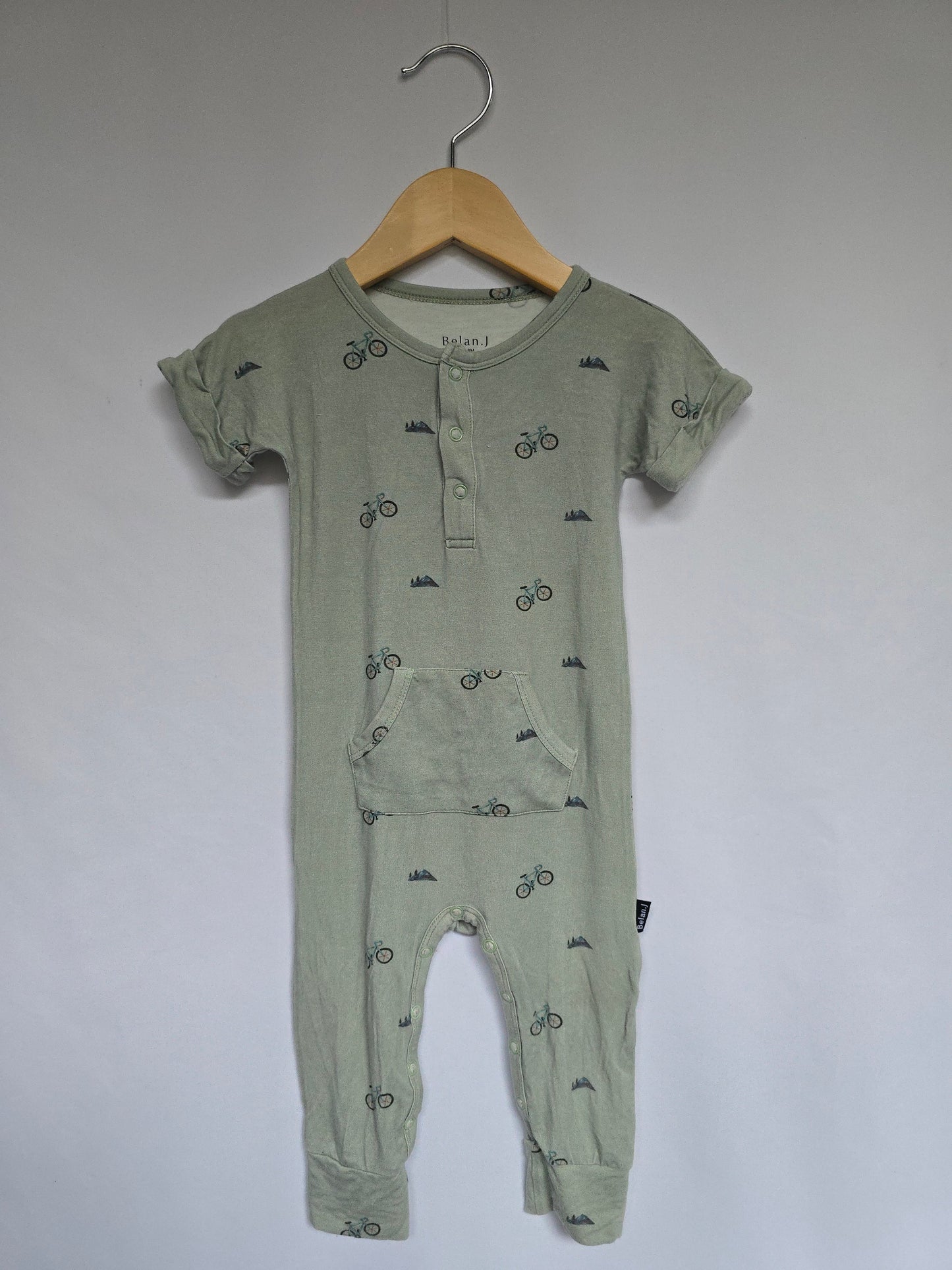 Belan J Bikes Tee Romper • 12-18 months