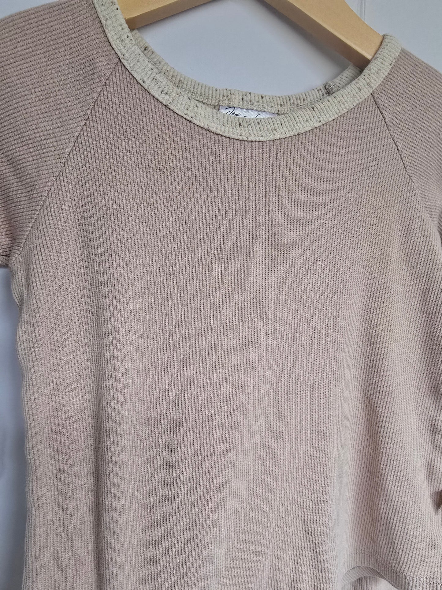 Jax & Lennon Ribbed Lounge Set *stains* • 18-24 months