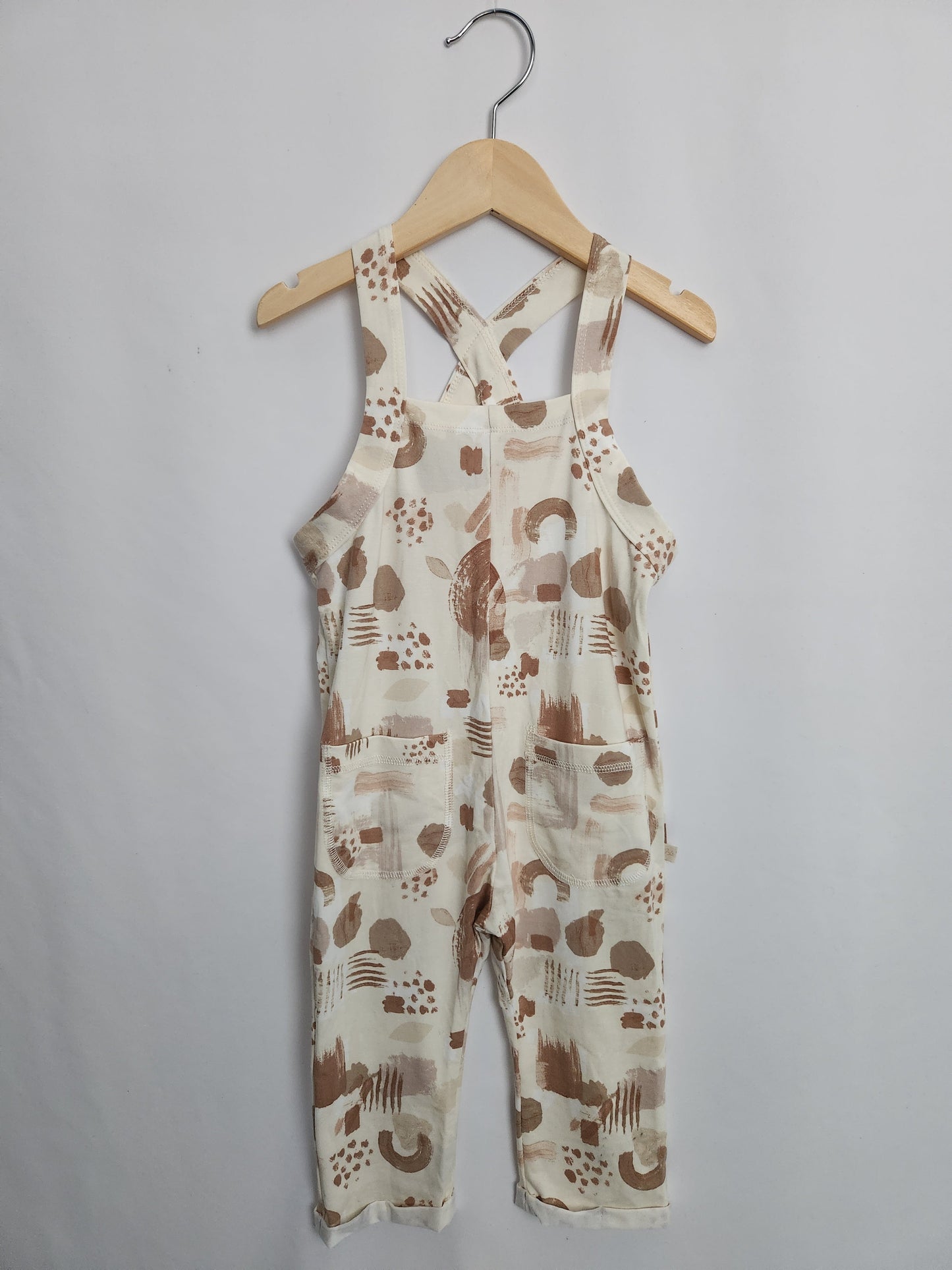 Jax & Lennon Abstract Shapes Romperalls • 2-3 years