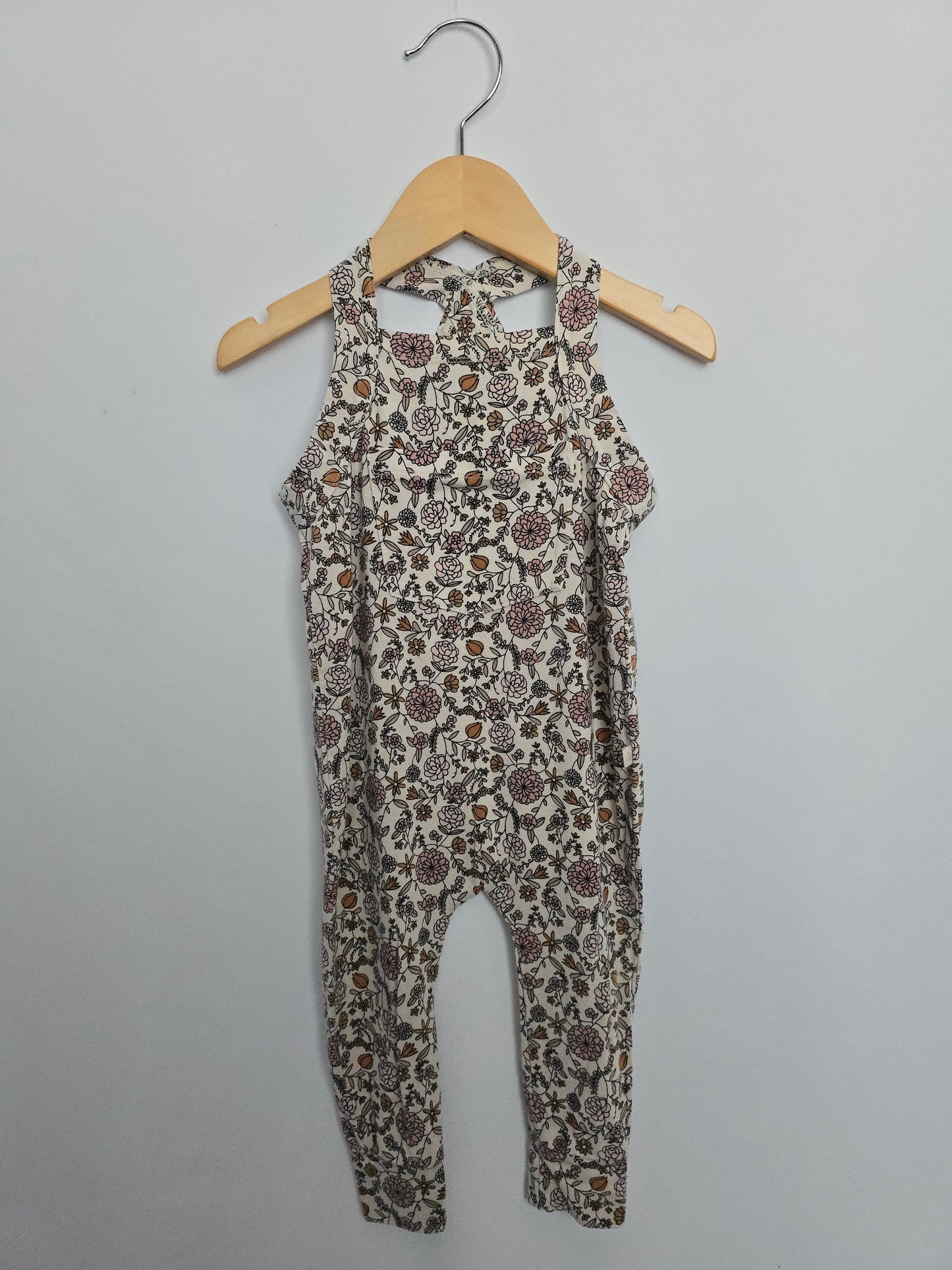 Jax & Lennon Floral Romperalls • 6-12 months