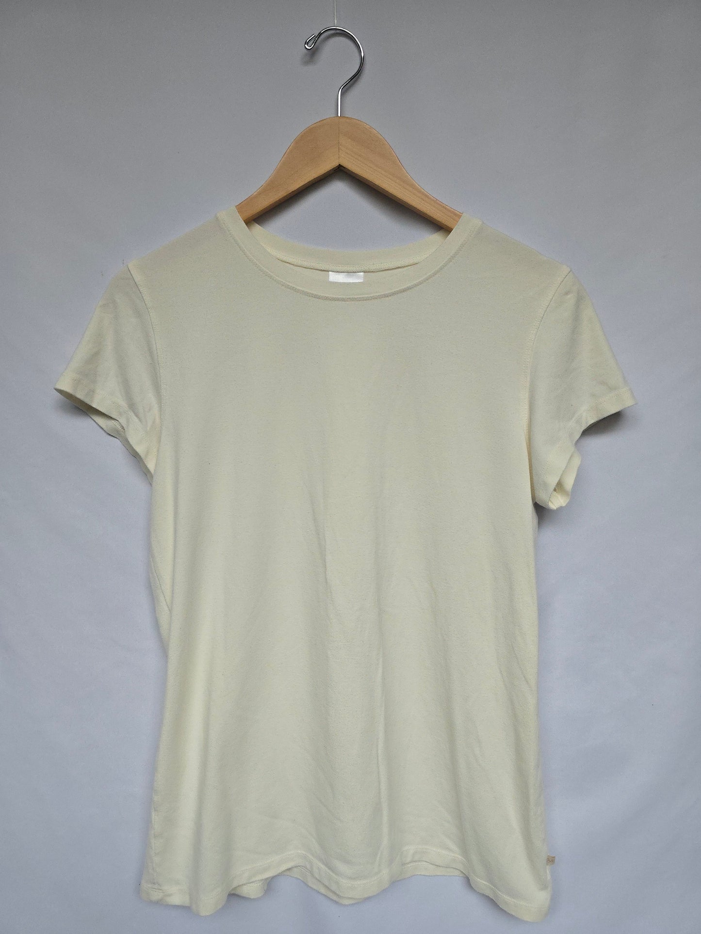 Jax & Lennon Ivory Basic Tee • Large