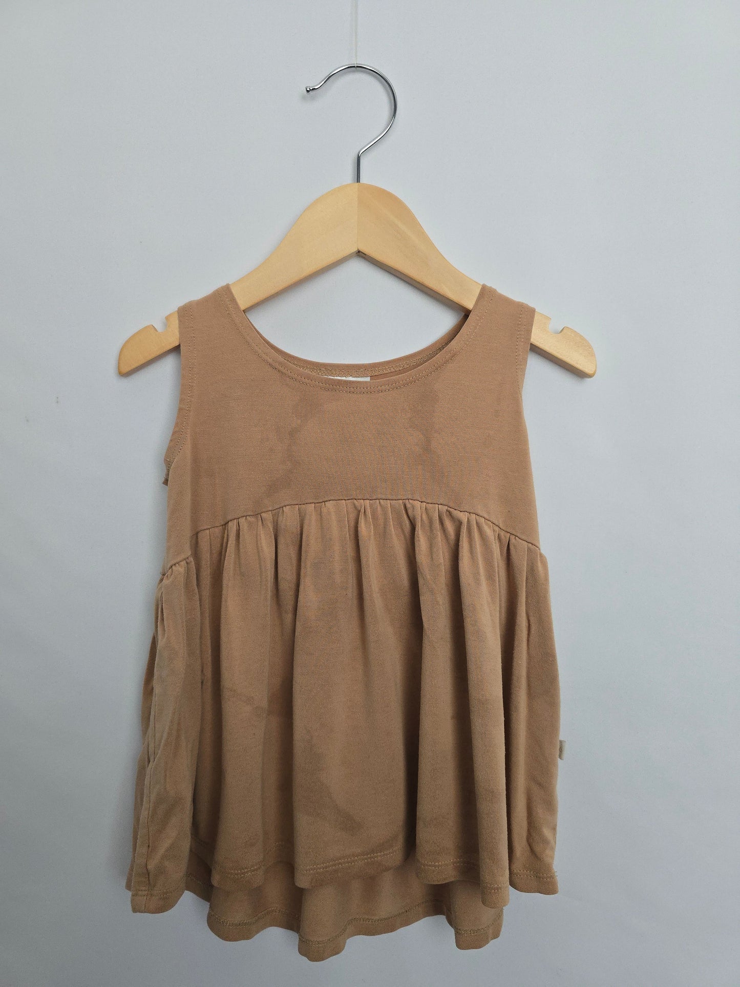 PLAYYY Jax & Lennon Honey Peplum Tank • 12-18 months