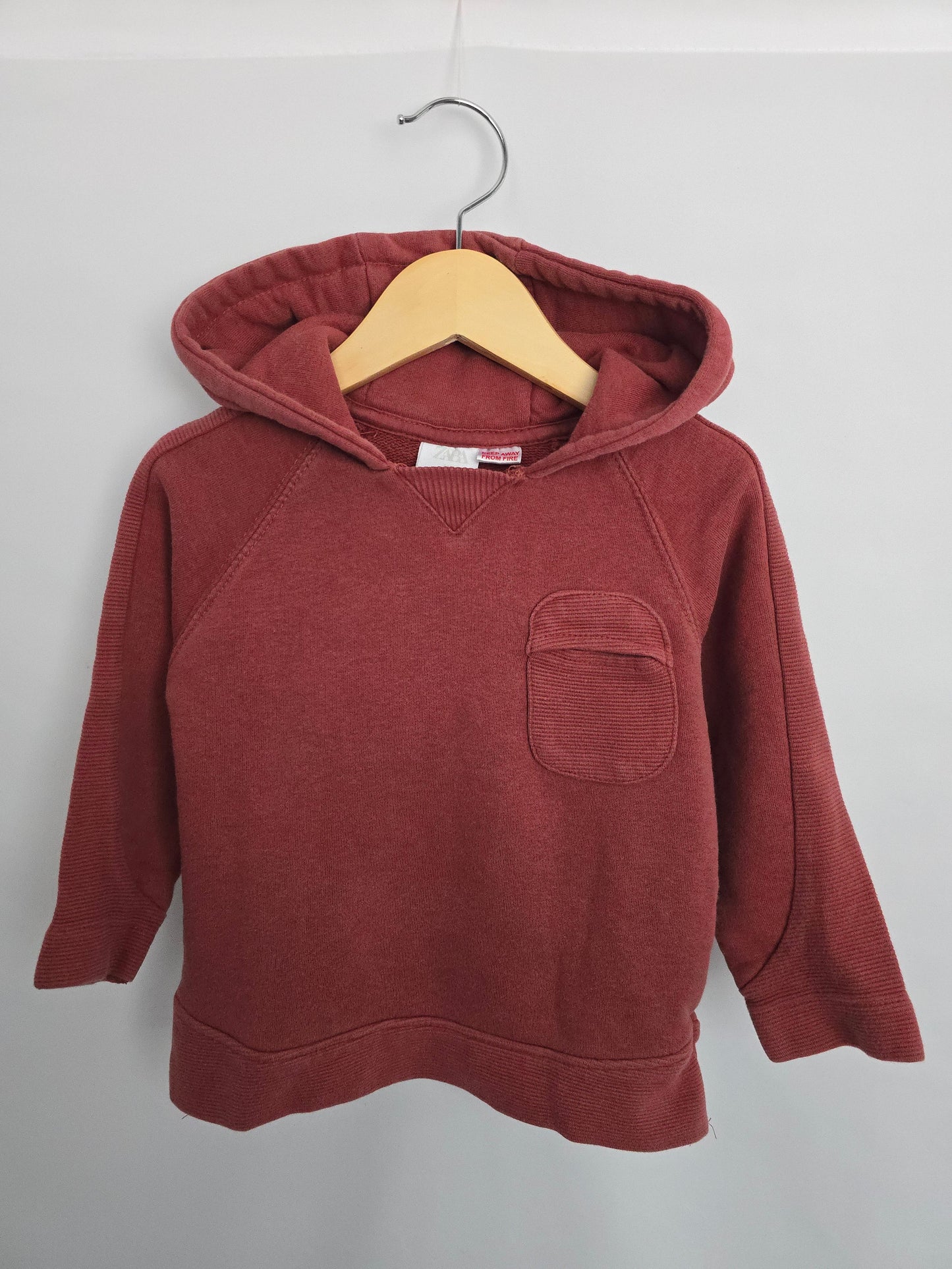 Zara Rust Hoodie • 2-3 years