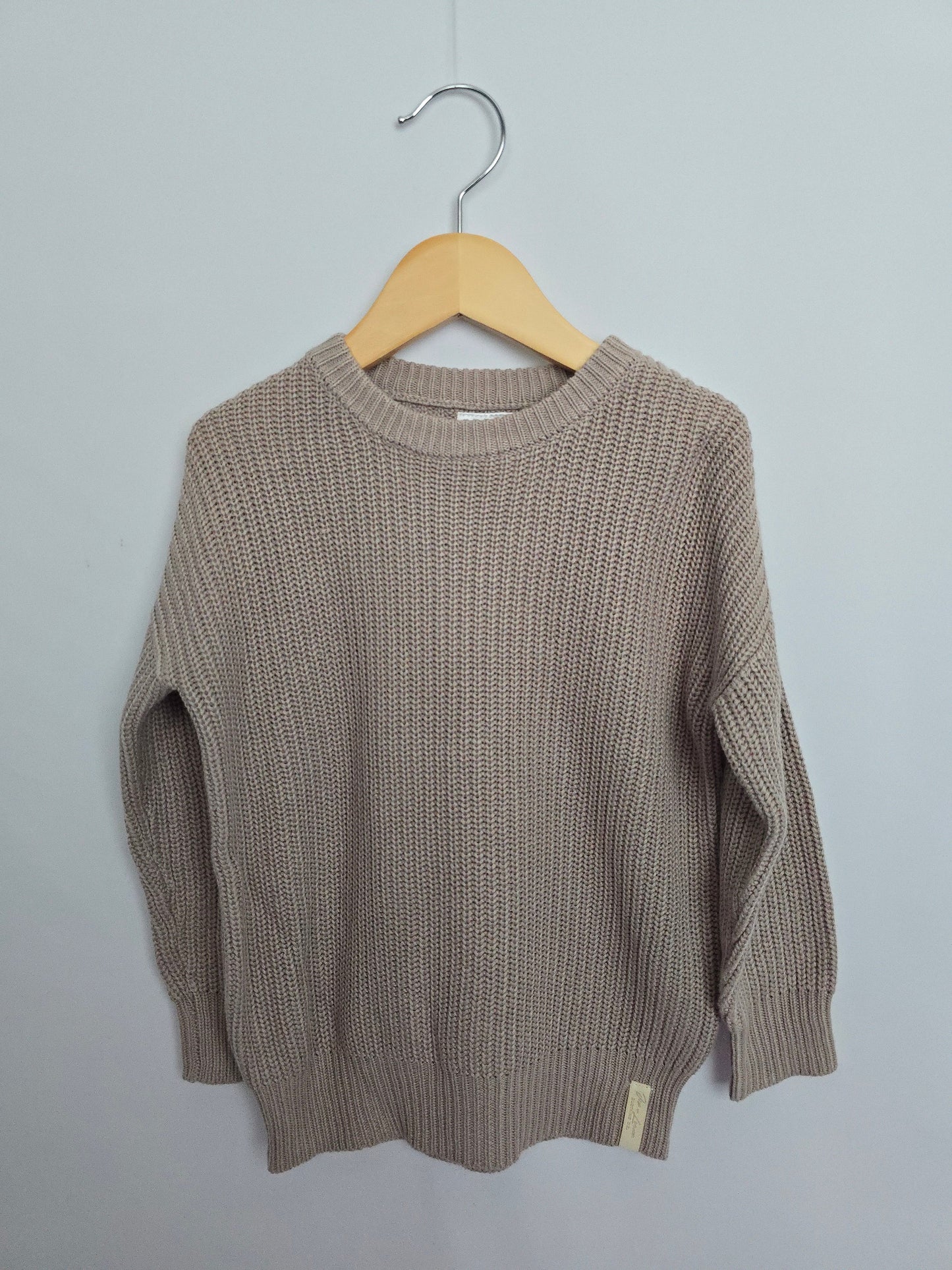 NEW Jax & Lennon Fog Knit Sweater • 2-3 years