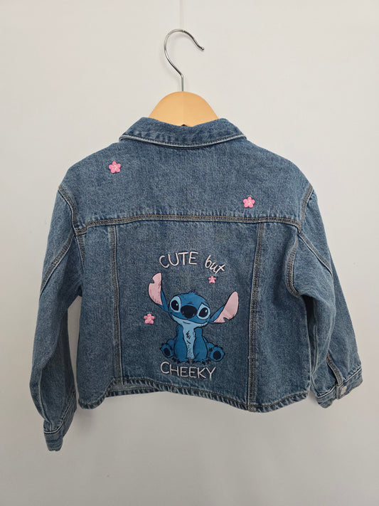 Zara Stitch Denim Jacket • 4 years