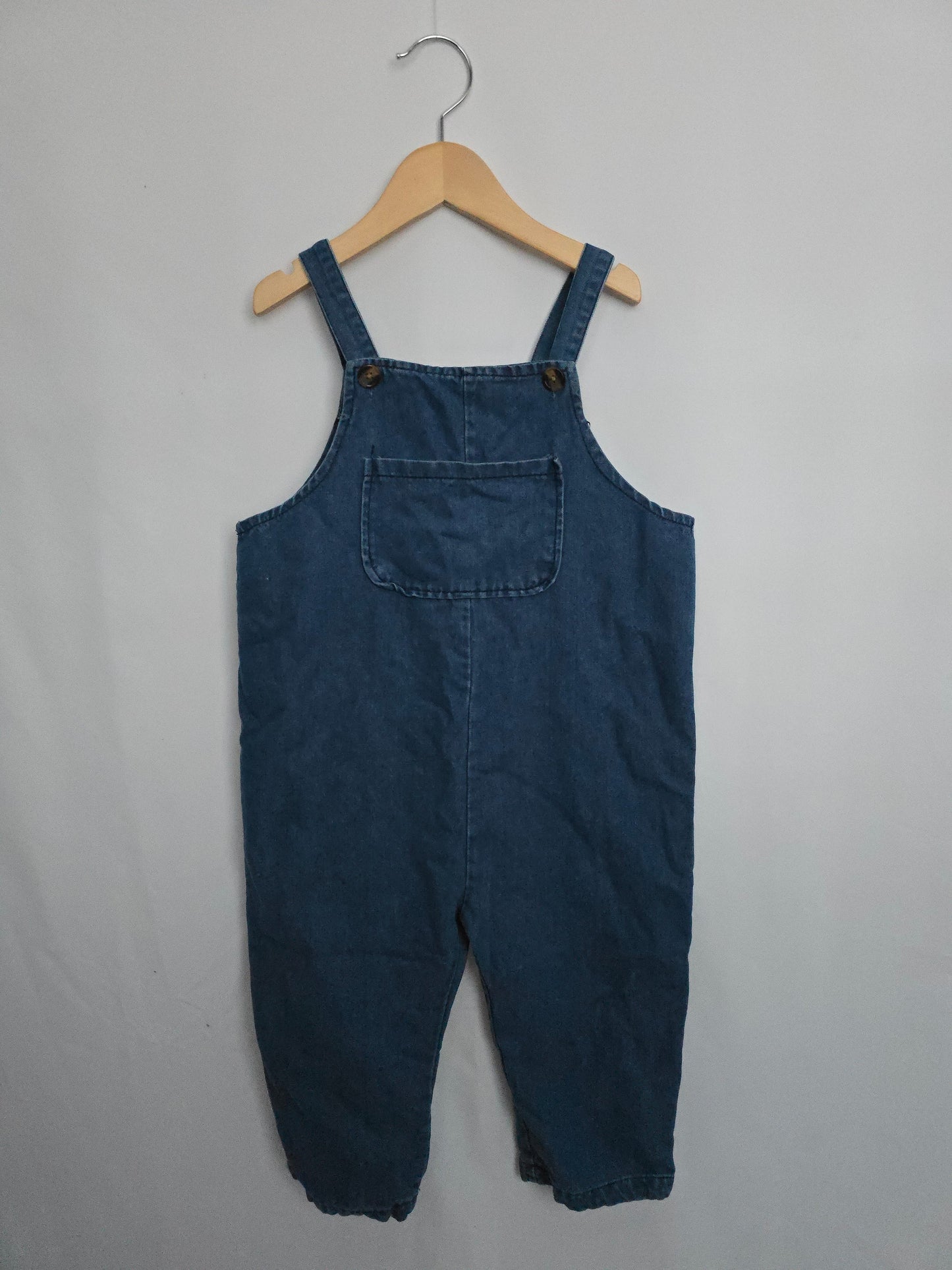 Roobear Chambray Overalls • 5-6 years
