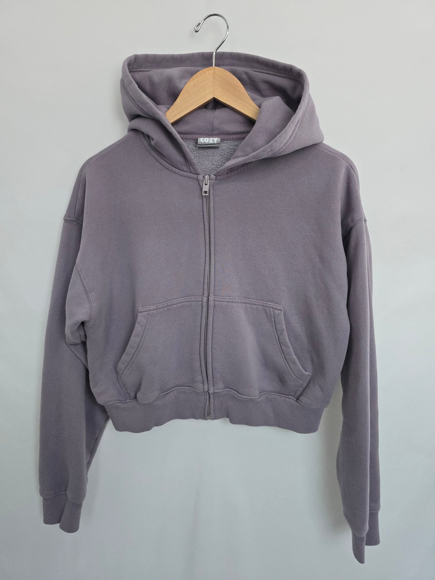 TNA Cozy Lilac Cropped Jacket • Small