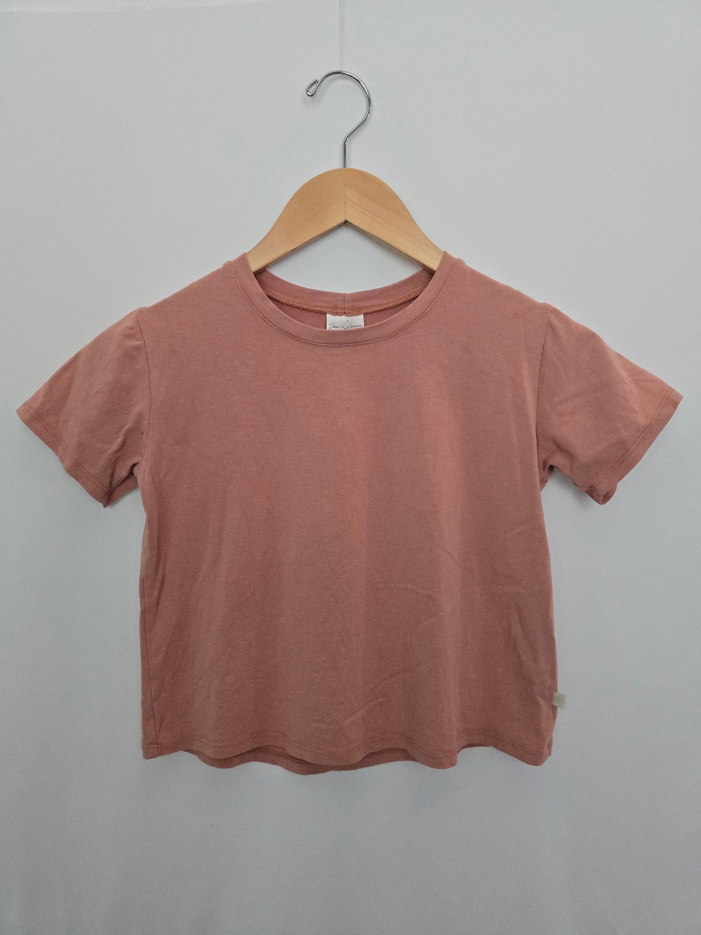 Jax & Lennon Pink Dawn Cropped Tee • Youth Large 10-11 years
