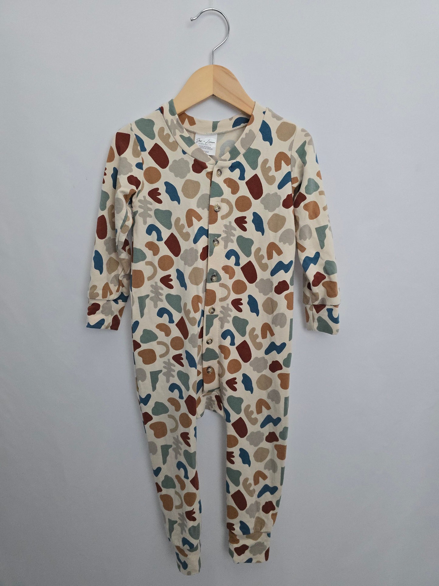 Jax & Lennon Boulders Terry Lounge Suit • 18-24 months