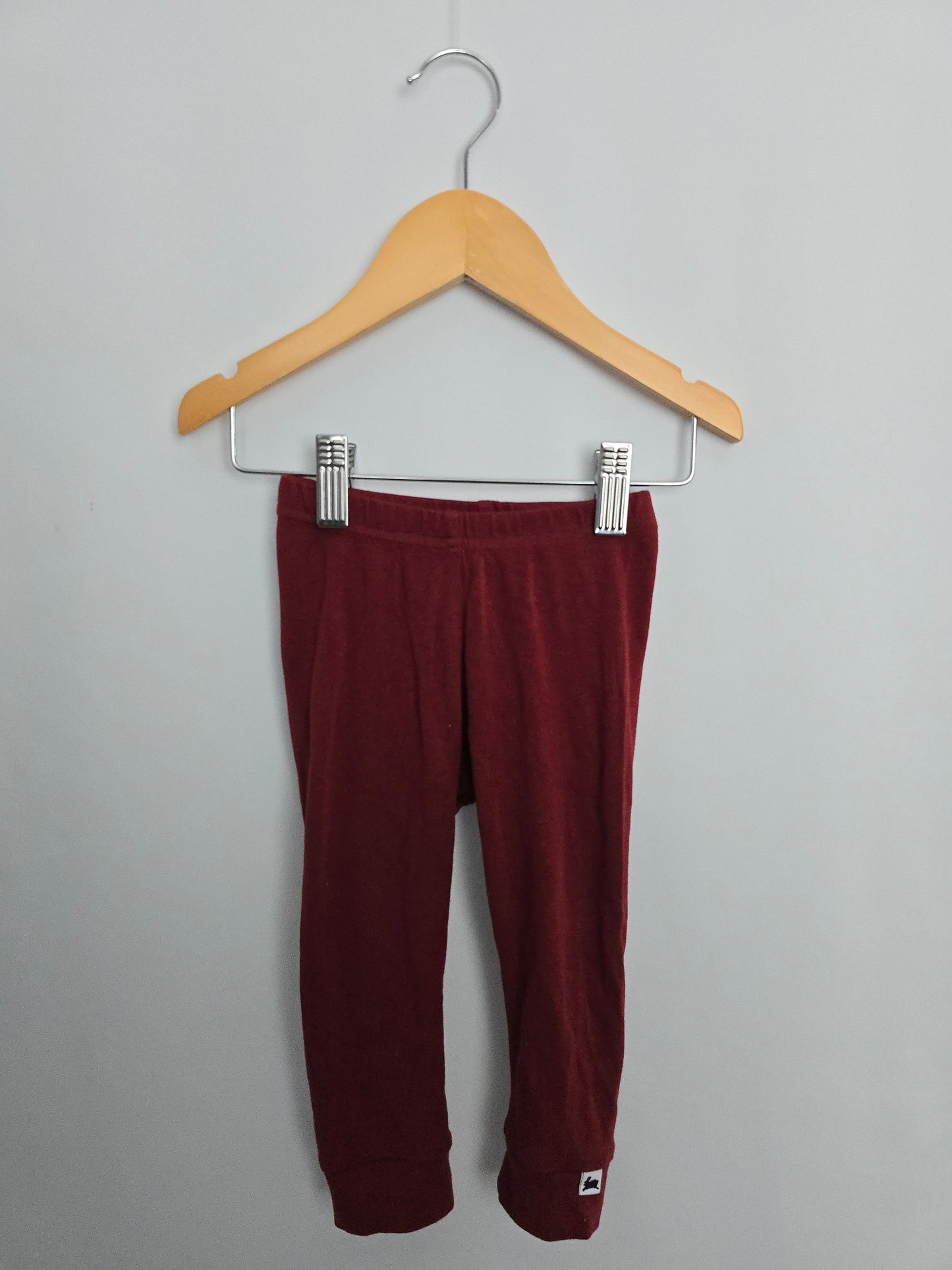 Little & Lively Cranberry Leggings • 9-12 months