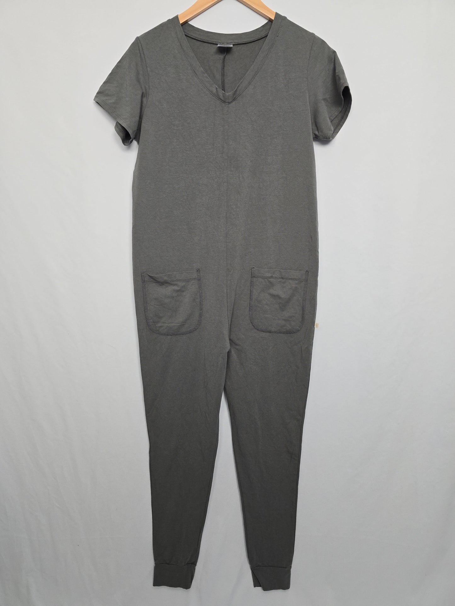Jax & Lennon Olive Romper • X-Small