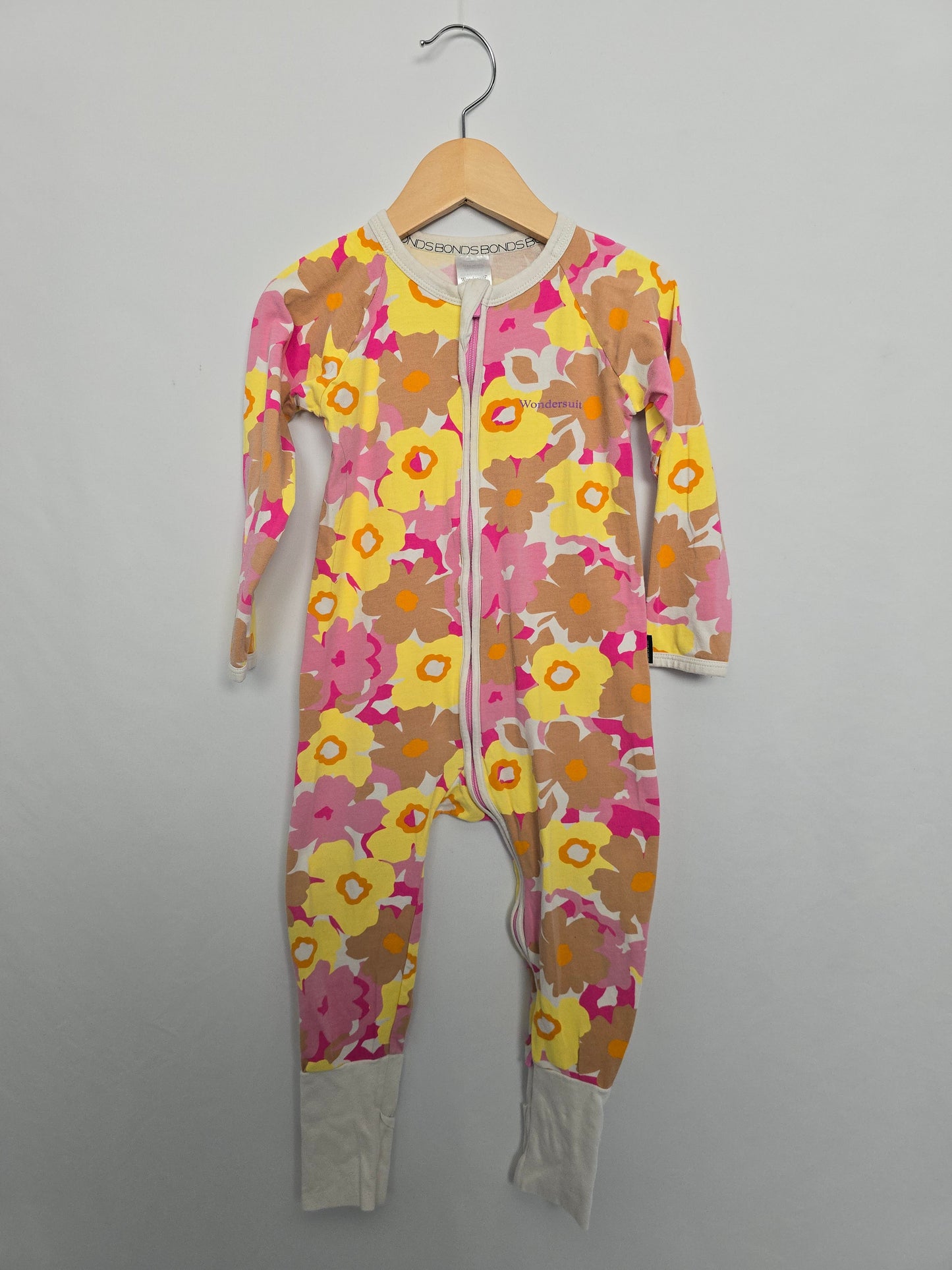 Bonds Floral Wondersuit • 18-24 months