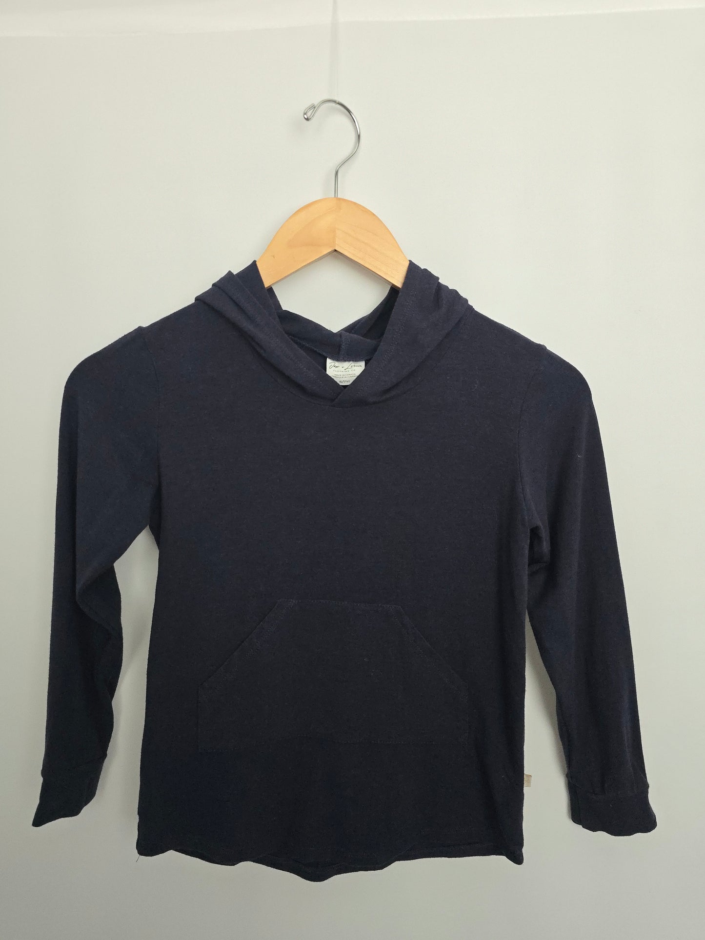 Jax & Lennon Navy Hoodie • 6-7 years