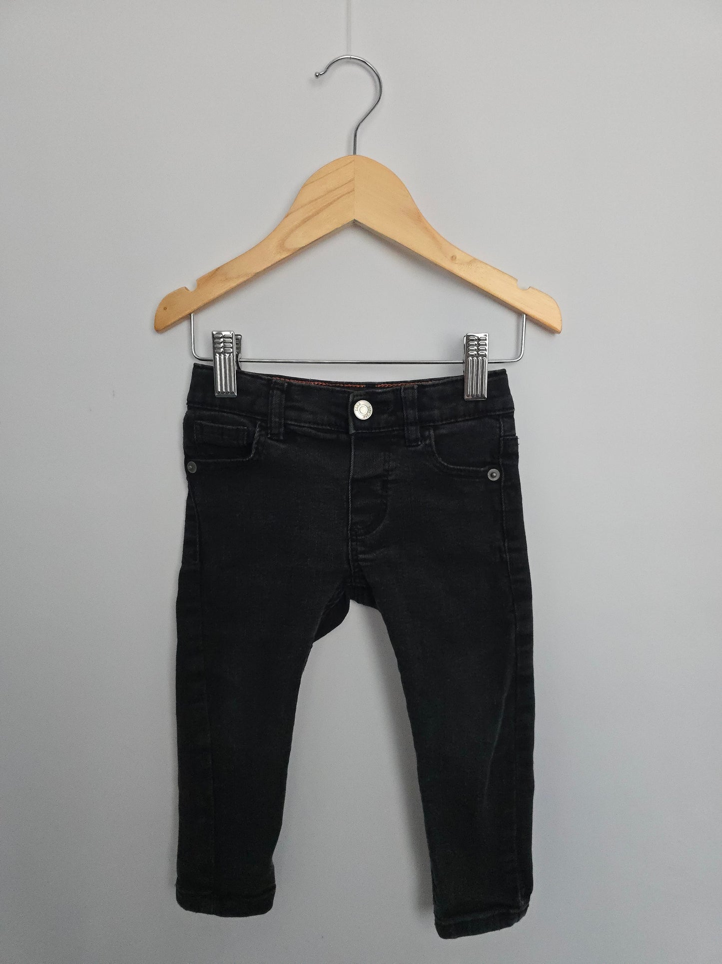 Zara Black Skinny Jeans • 12-18 months
