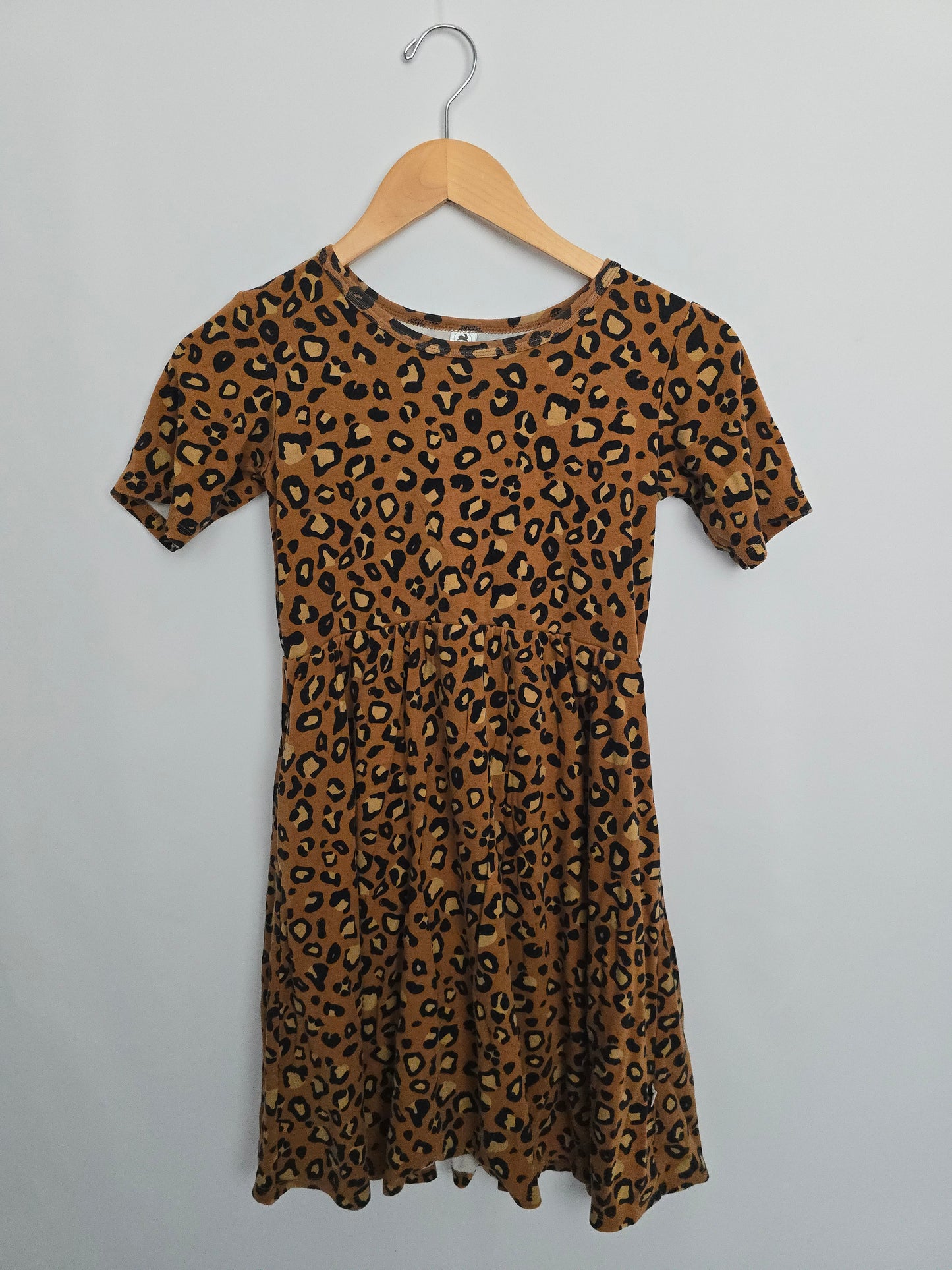 Little & Lively Leopard Twirl Dress • 11-12 years