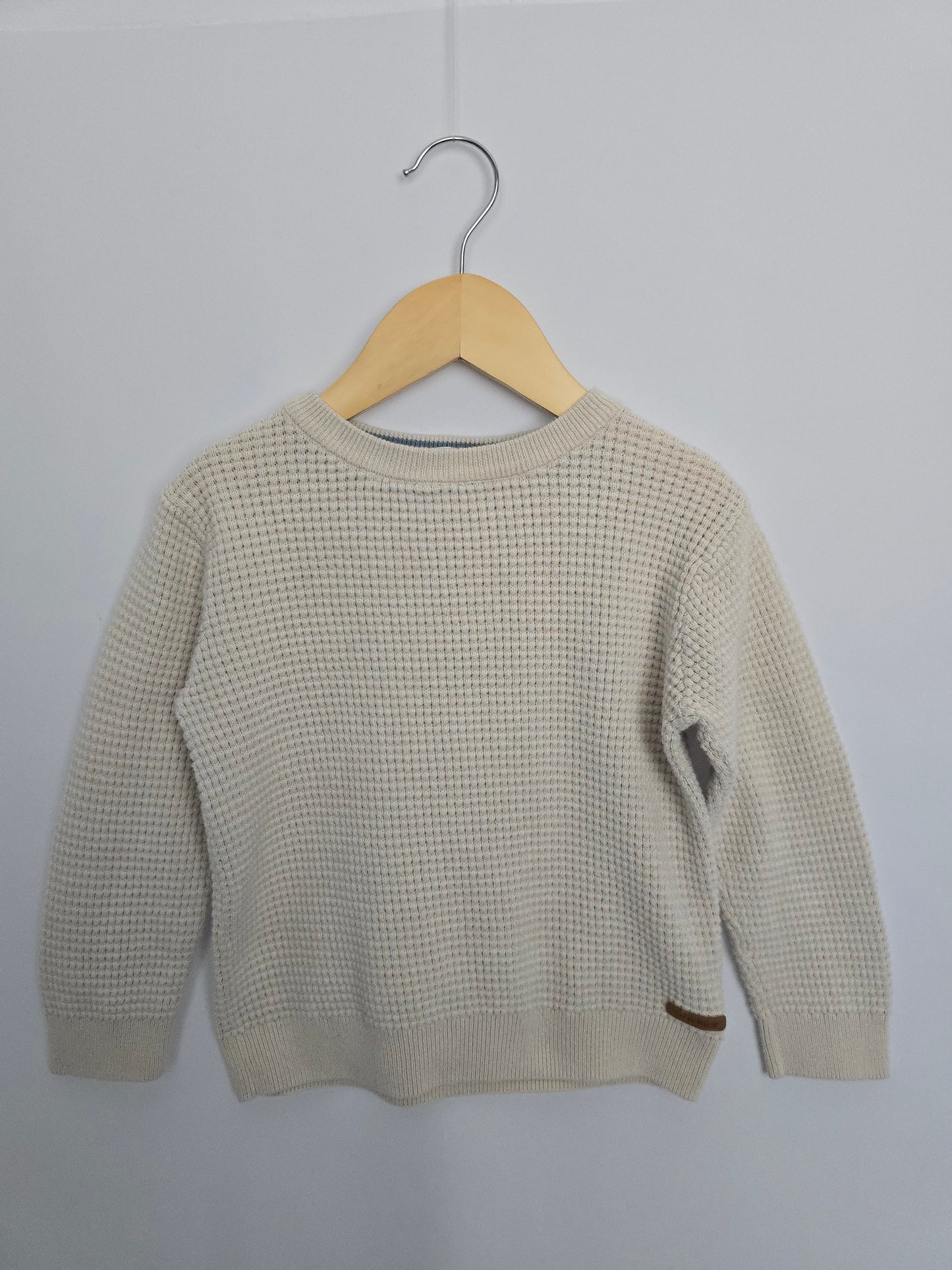 H&M Waffle Knit Sweater • 2-4 years