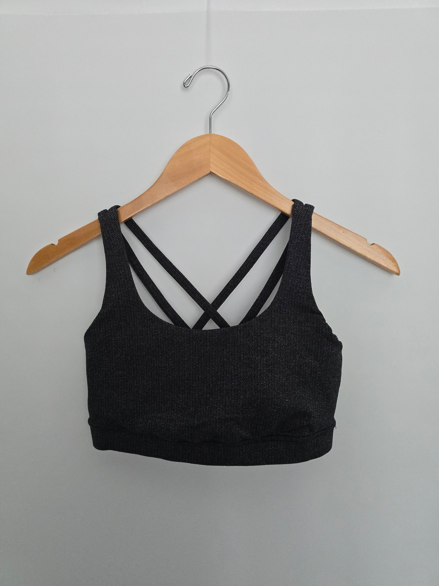 Lululemon Grey Pattern Energy Bra • Medium 6
