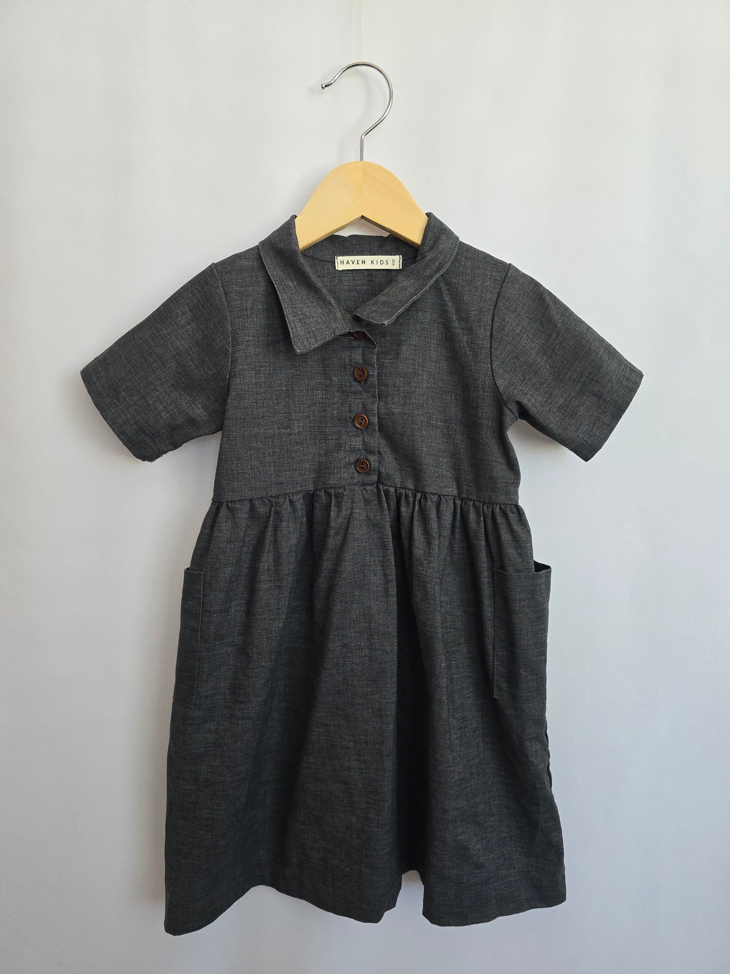 Haven Kids Hemp Pocket Dress • 2-3 years