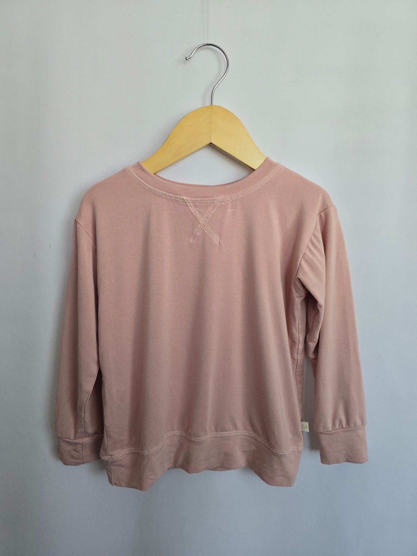 Jax & Lennon Blush Crewneck • 2-3 years