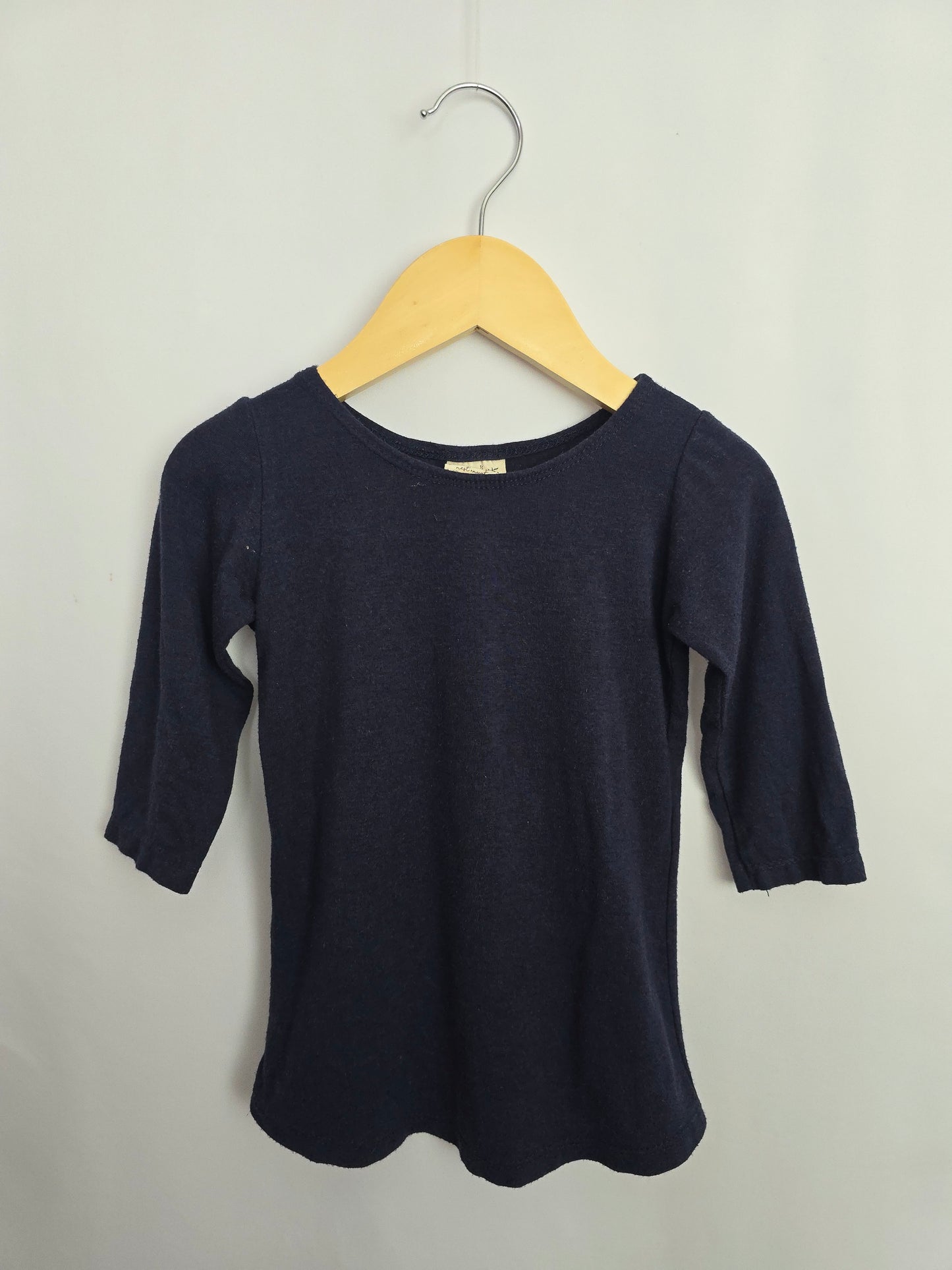 Nest & Nurture Navy Long Sleeve Shirt • 3 years