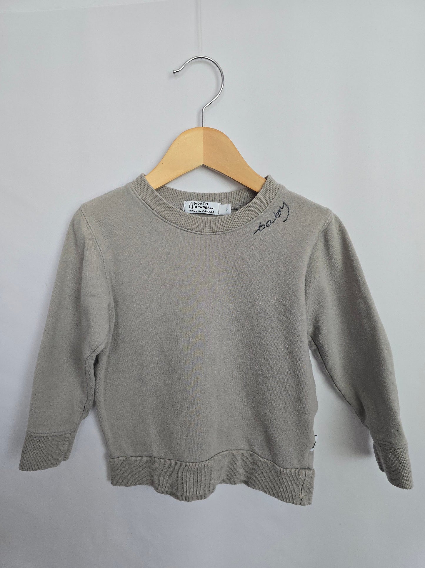 North Kinder Grey Pullover • 2 years