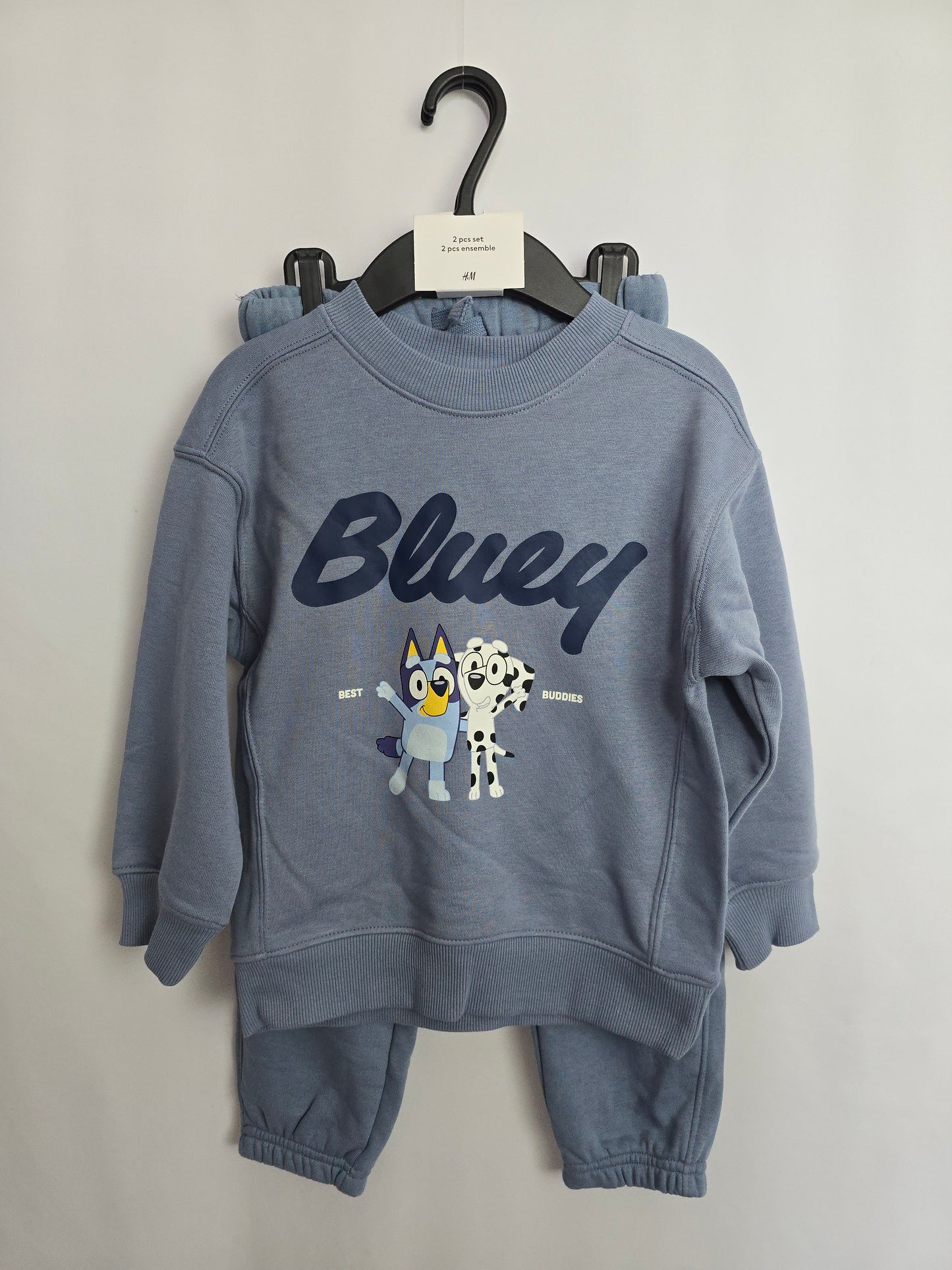 NEW H&M Bluey Crewneck & Sweatpants Set • 3-4 years