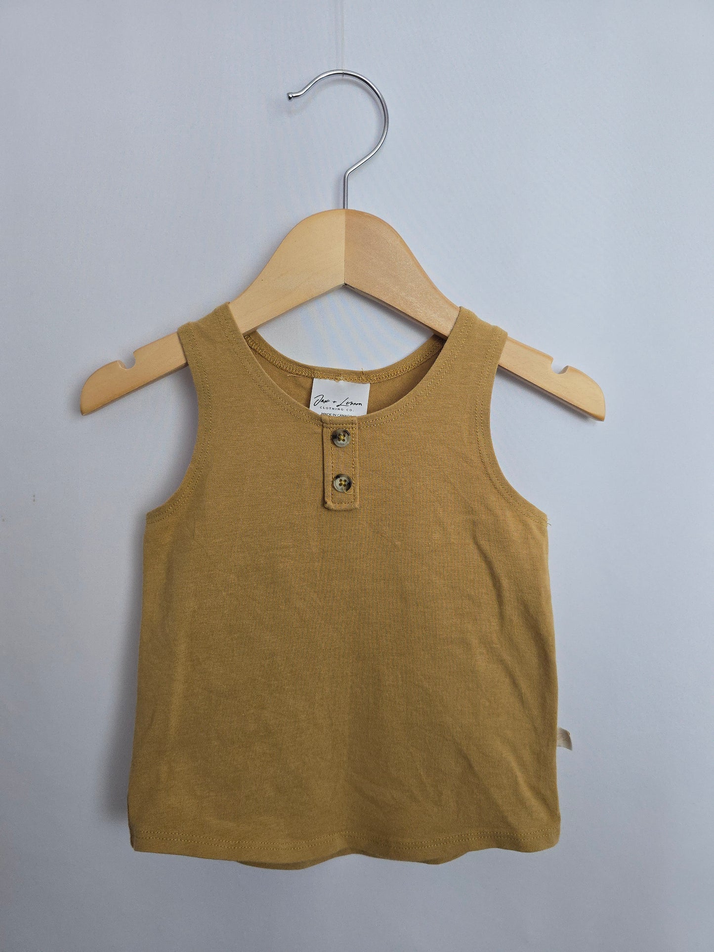 Jax & Lennon Dijon Relaxed Tee • 6-12 months