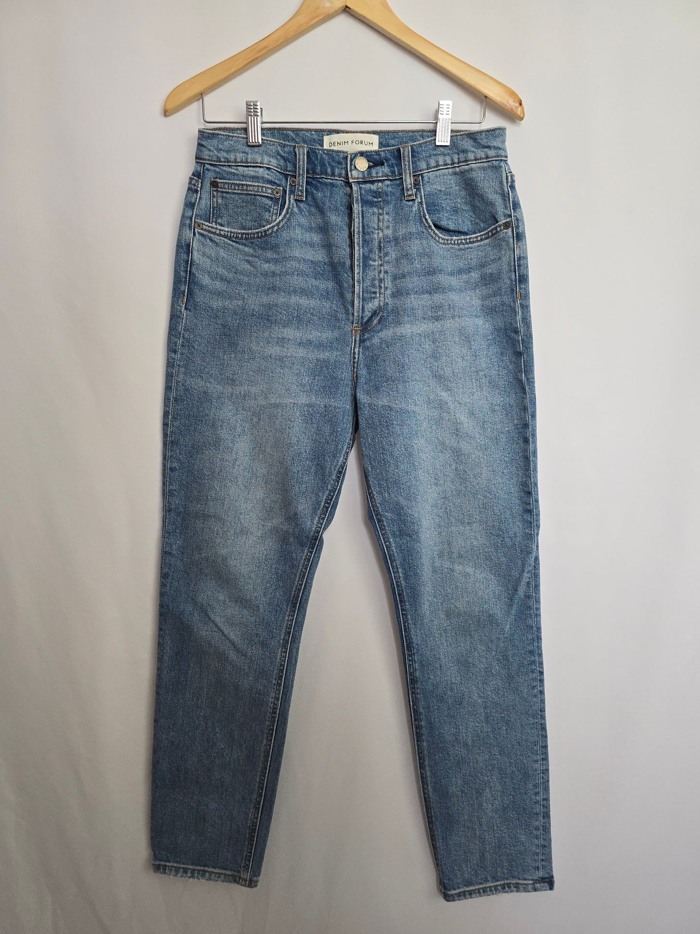Denim Forum The Yoko High Rise Slim 28L • Large 30