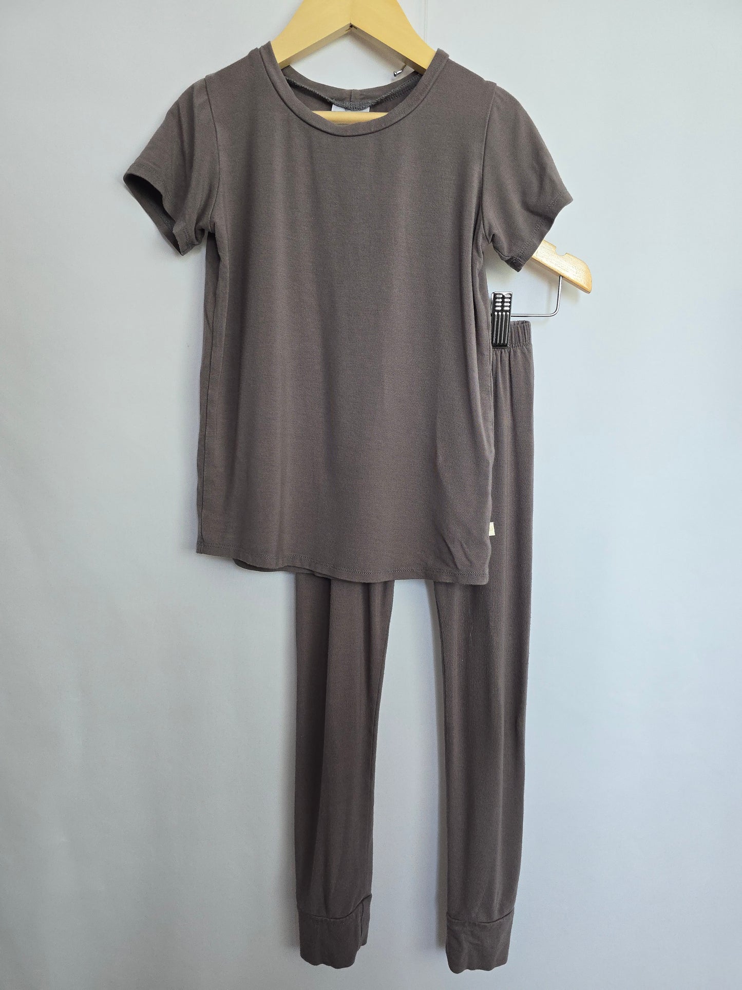 Jax & Lennon Dark Grey Pajama Set • 4-5 years