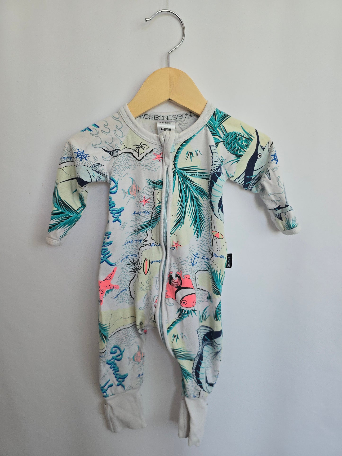 Bonds Under The Sea Wondersuit • 0-3 months