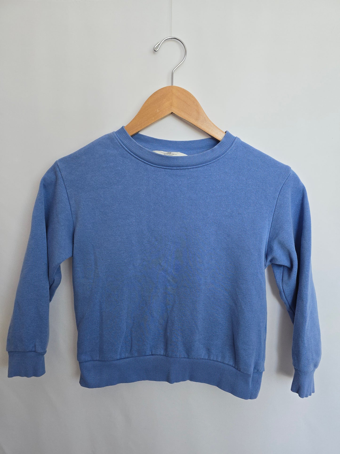 H&M Blue Crewneck • 4-6 years
