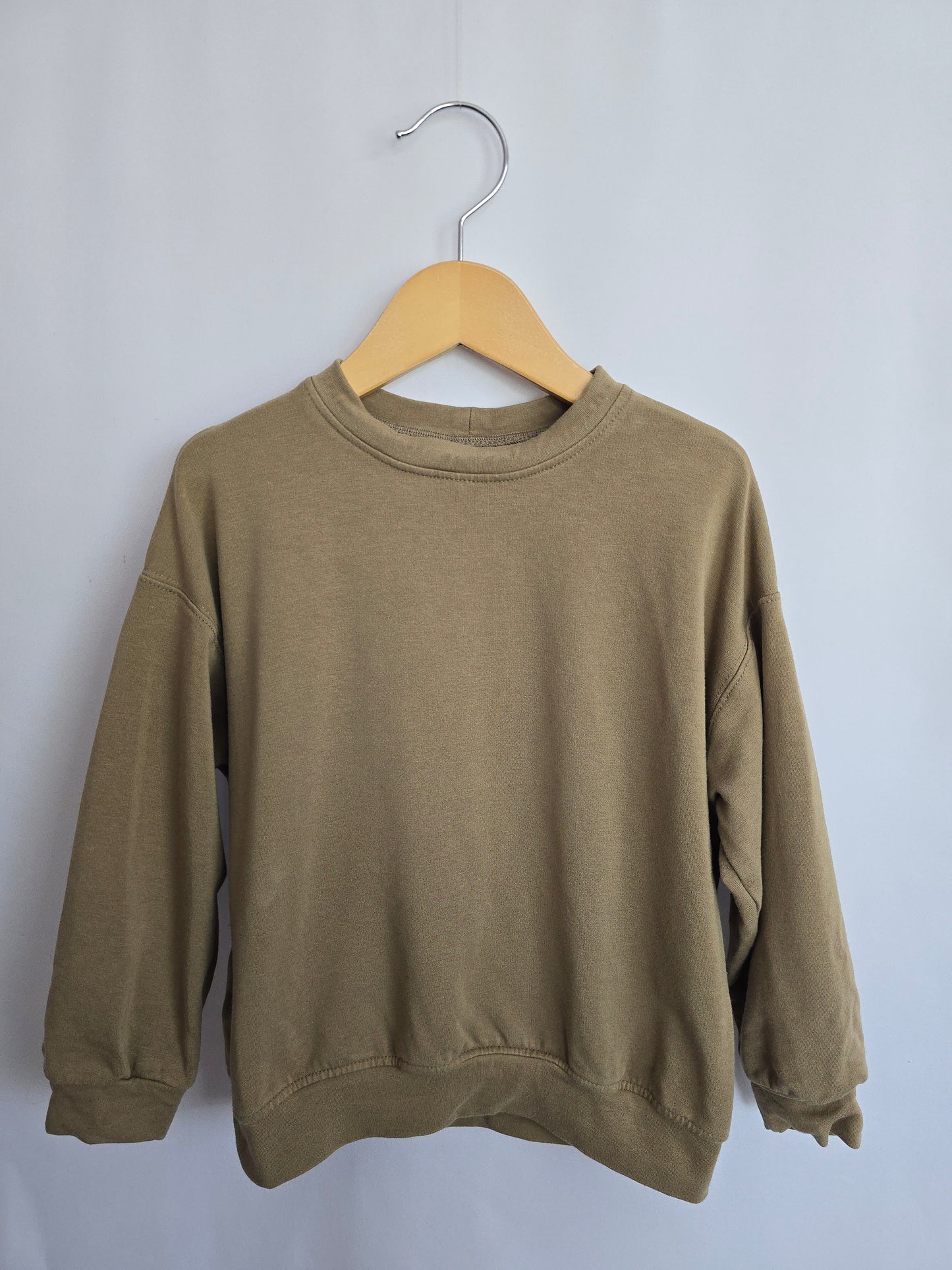 PLAY Jax & Lennon Moss Relaxed Crewneck • 3-4 years